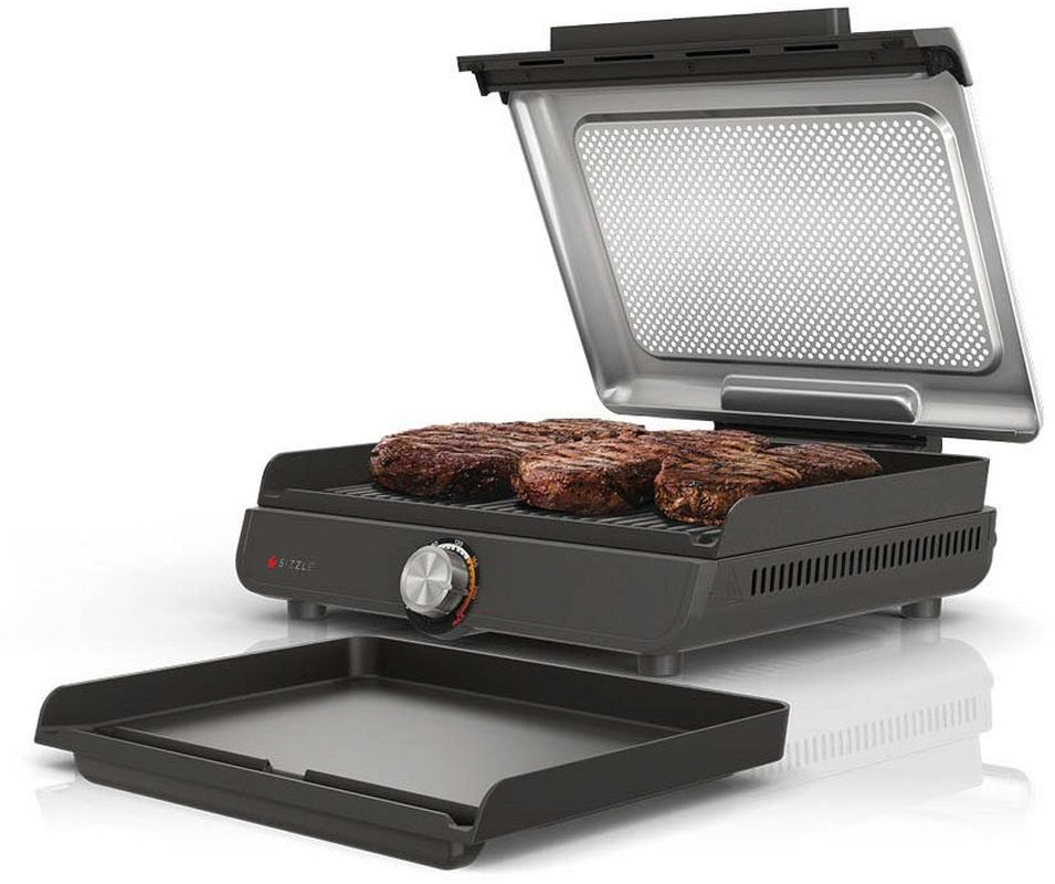 Ninja GR101UK Sizzle Grill & Flat Plate - Black