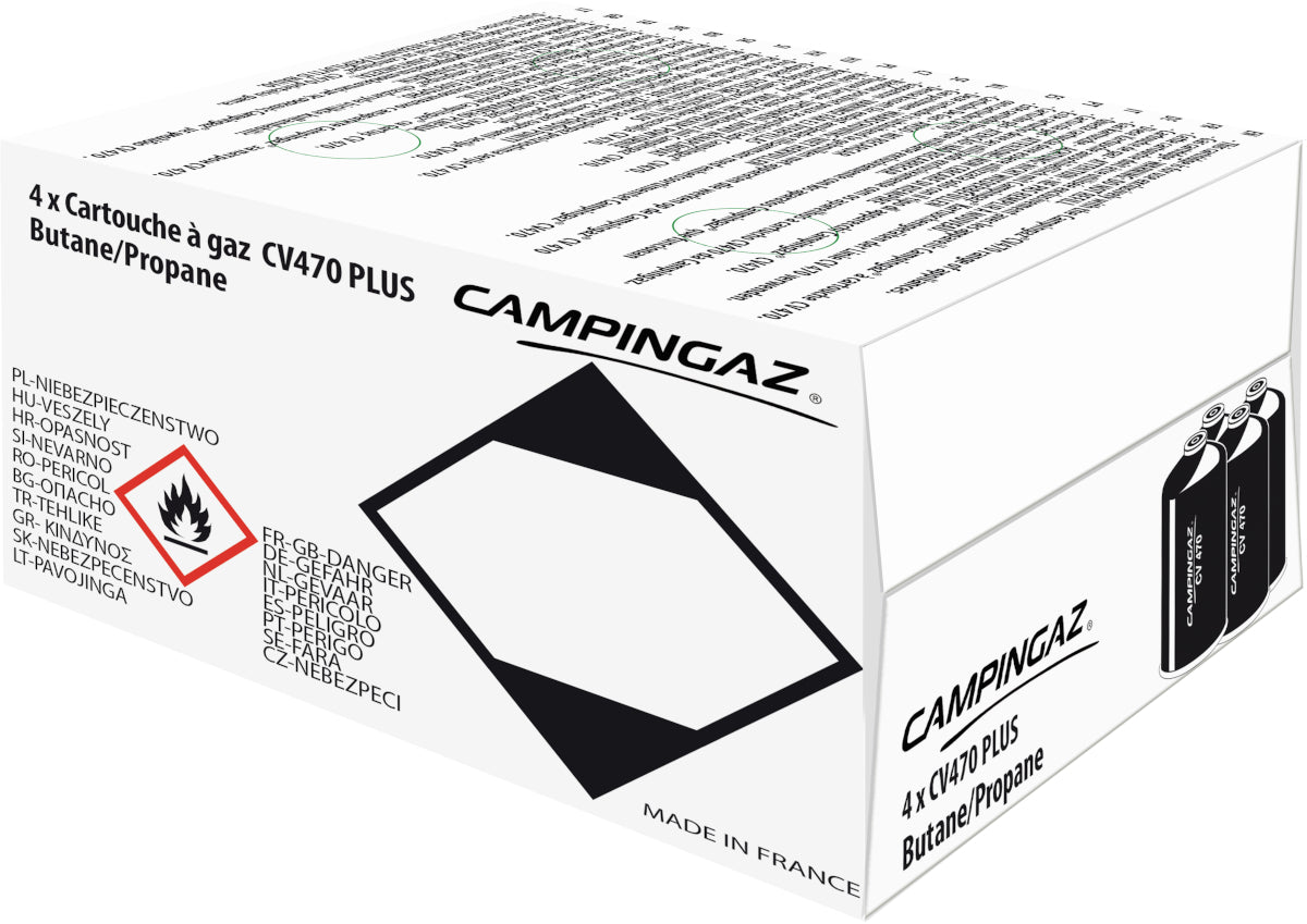 Campingaz CV 470 Plus Gas Cartridge - 4 Pack