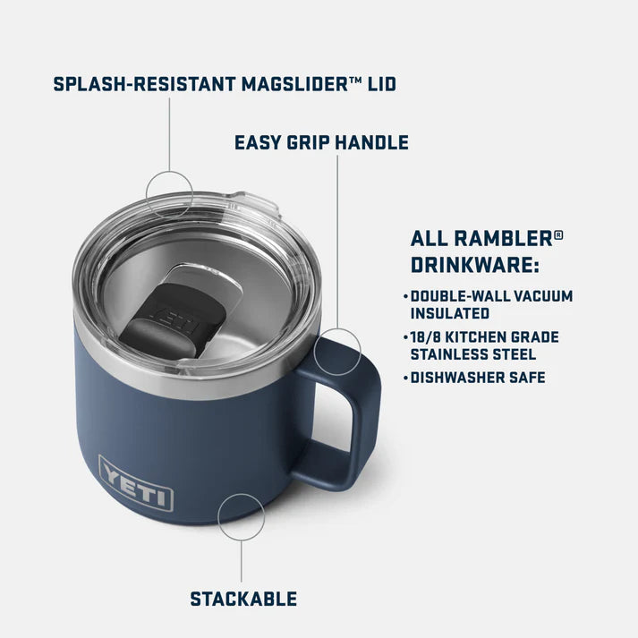 YETI Rambler 14OZ (414ml) Stackable Mug