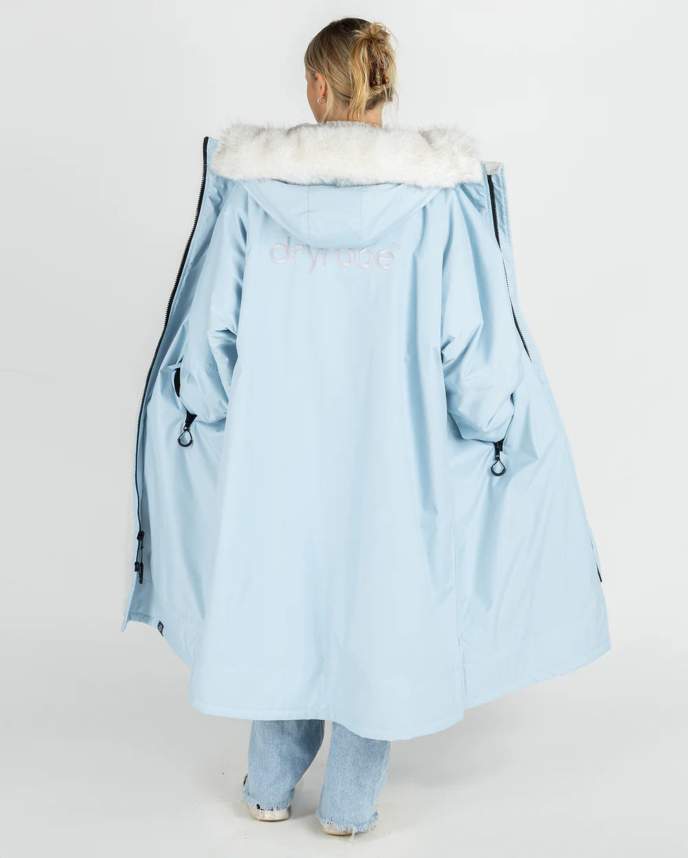 dryrobe Advance Long Sleeve - Alpine Range - Alpine Ice Blue