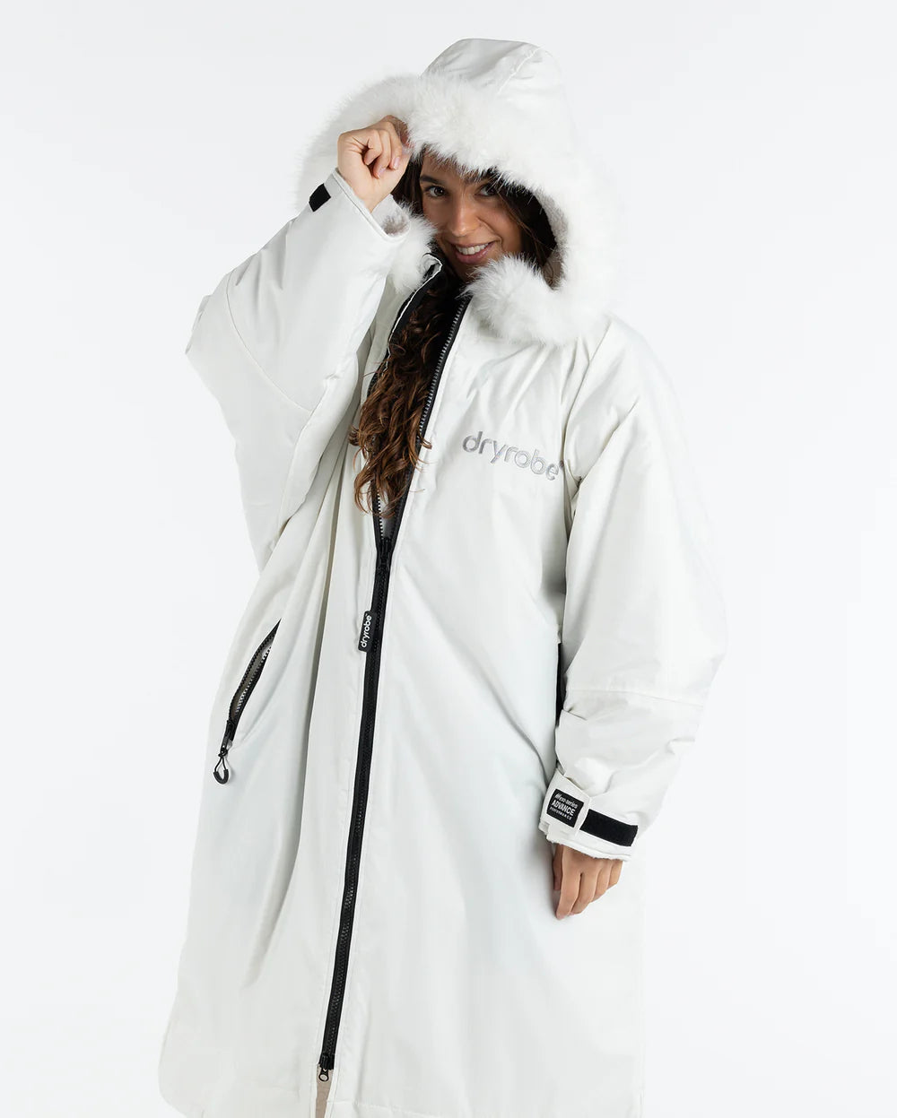 dryrobe Advance Long Sleeve - Alpine Range - Alpine White