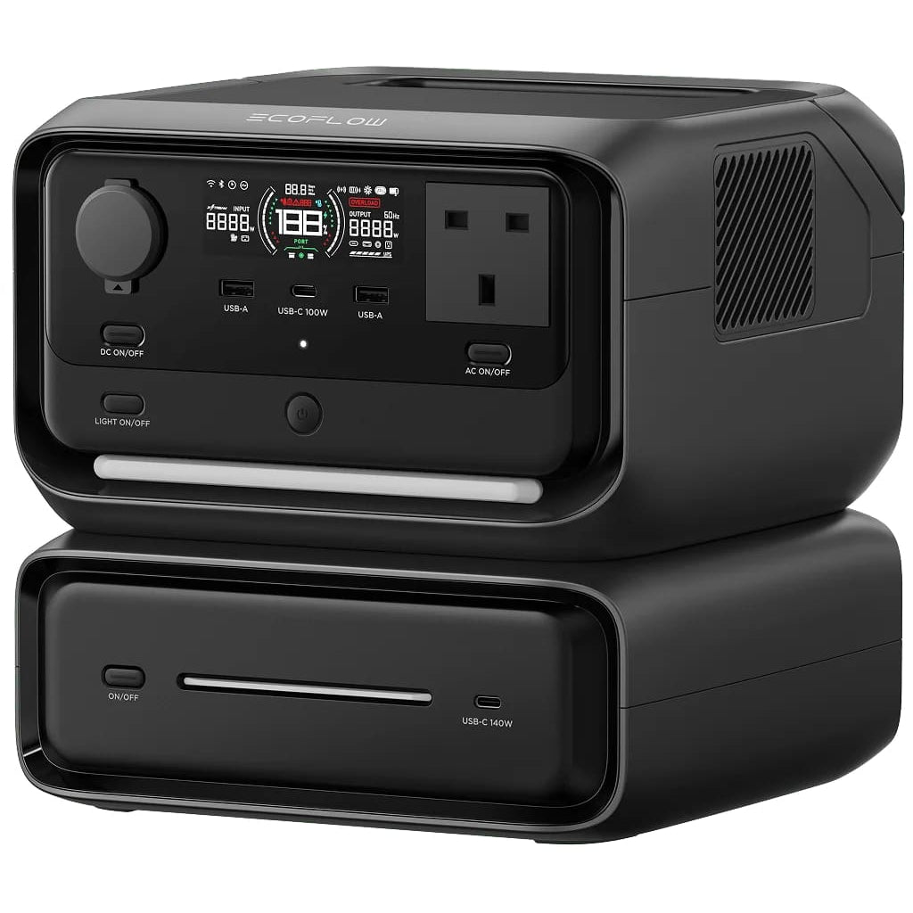EcoFlow RIVER 3 Max (RIVER 3 Plus + Extra Battery 300) Portable Power Station
