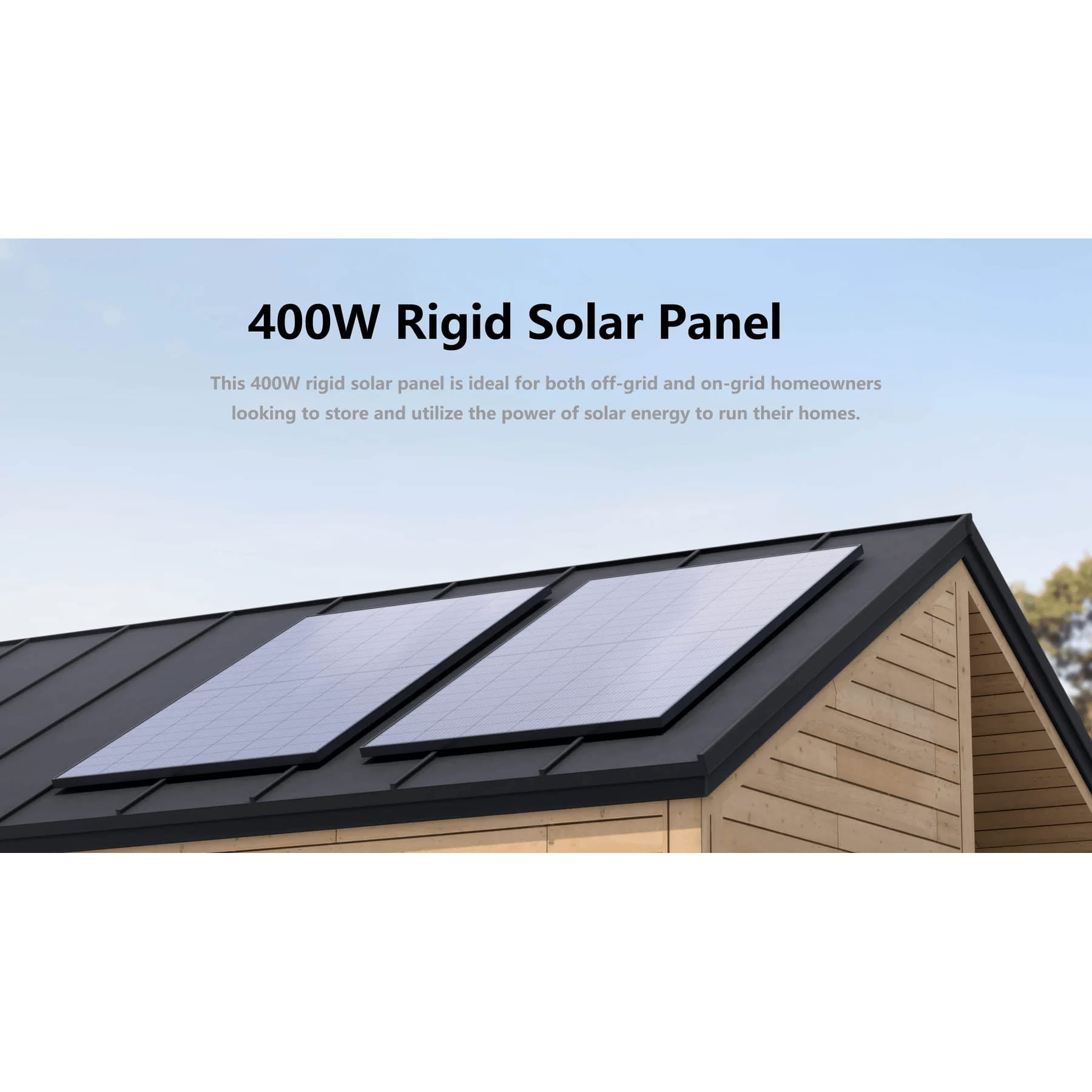 EcoFlow 400W Rigid Solar Panel (2 pieces)