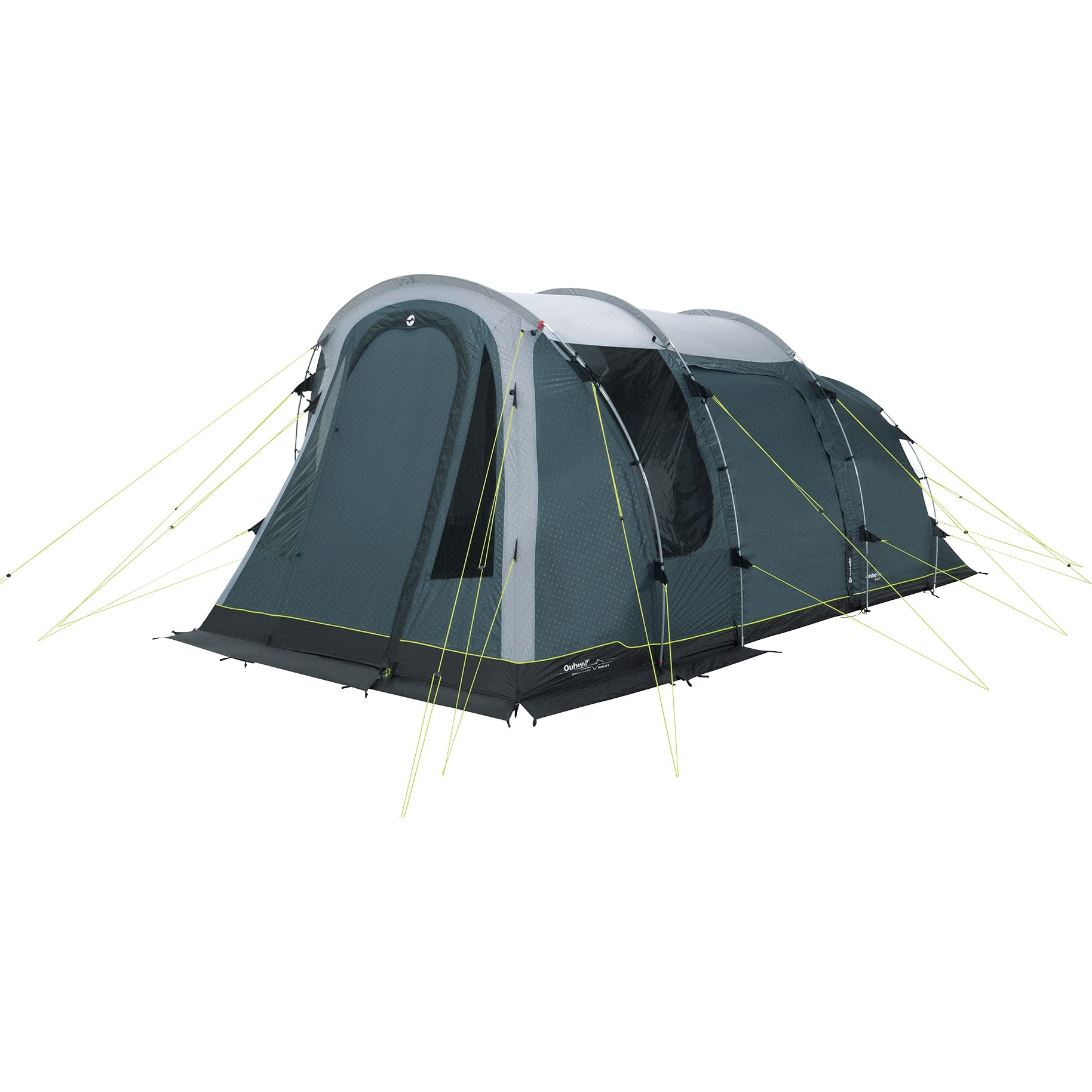 Outwell Rockwell 4 | 4 Person Tunnel Tent With 2 Bedroom