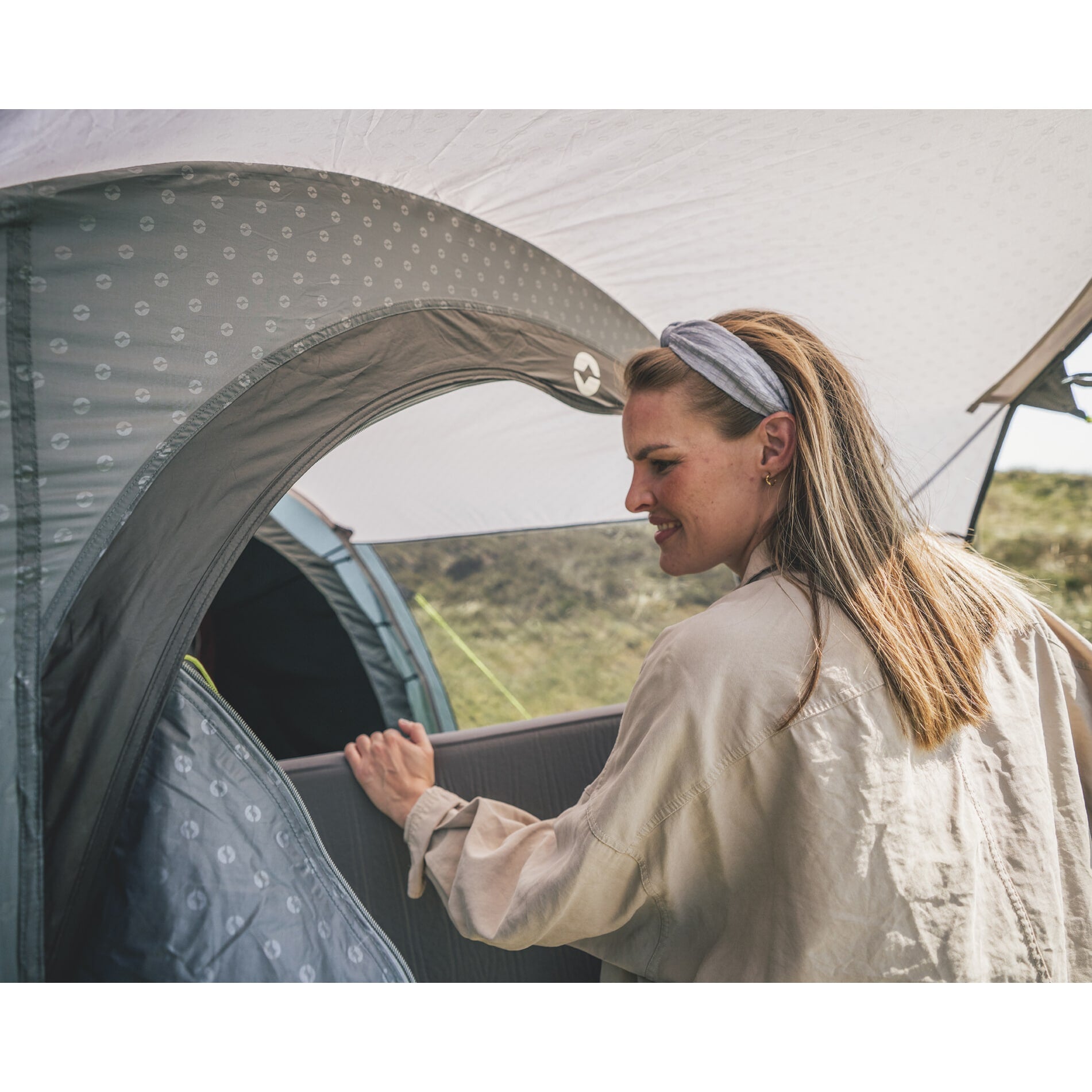 Outwell Rockwell 4 | 4 Person Tunnel Tent With 2 Bedroom