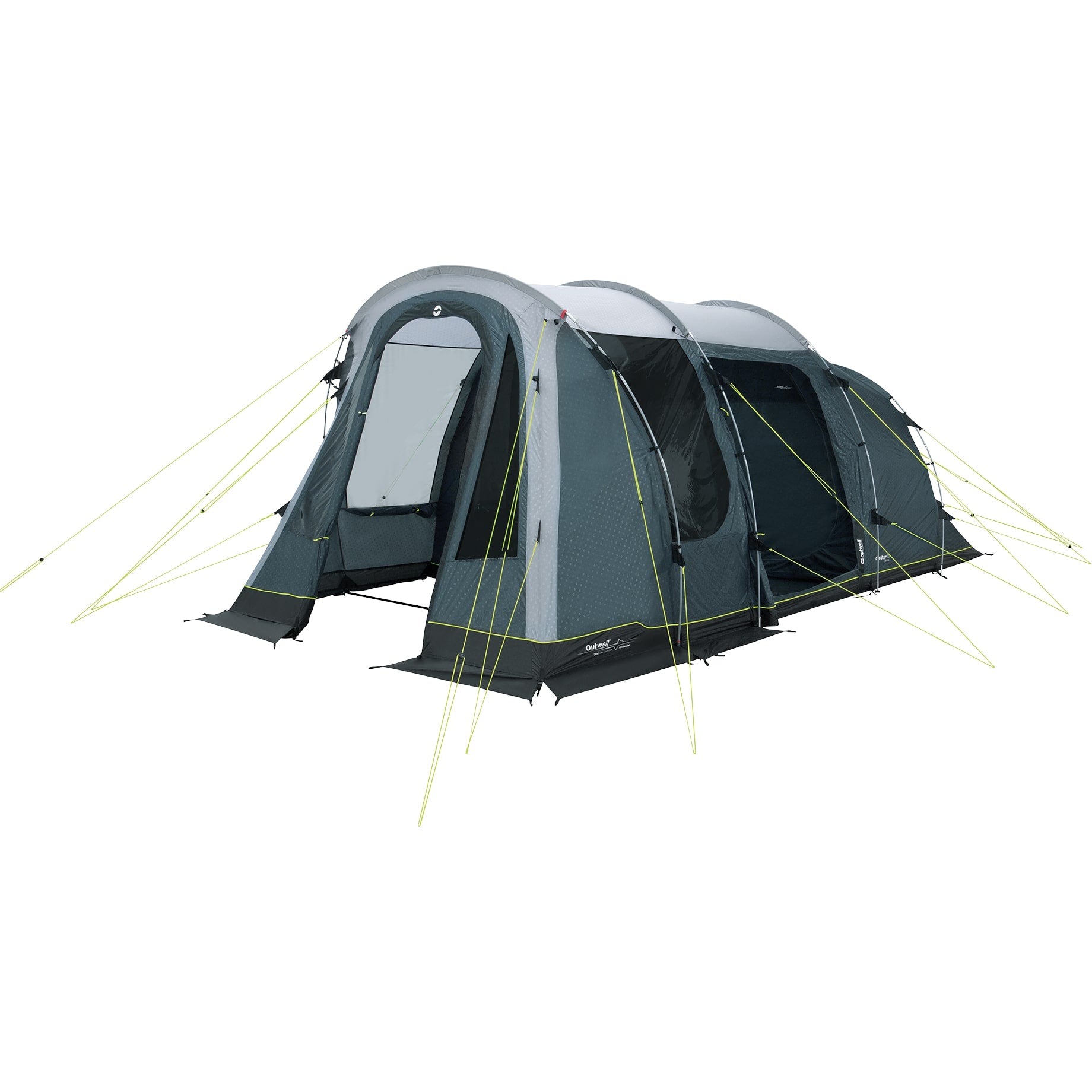 Outwell Rockwell 4 | 4 Person Tunnel Tent With 2 Bedroom