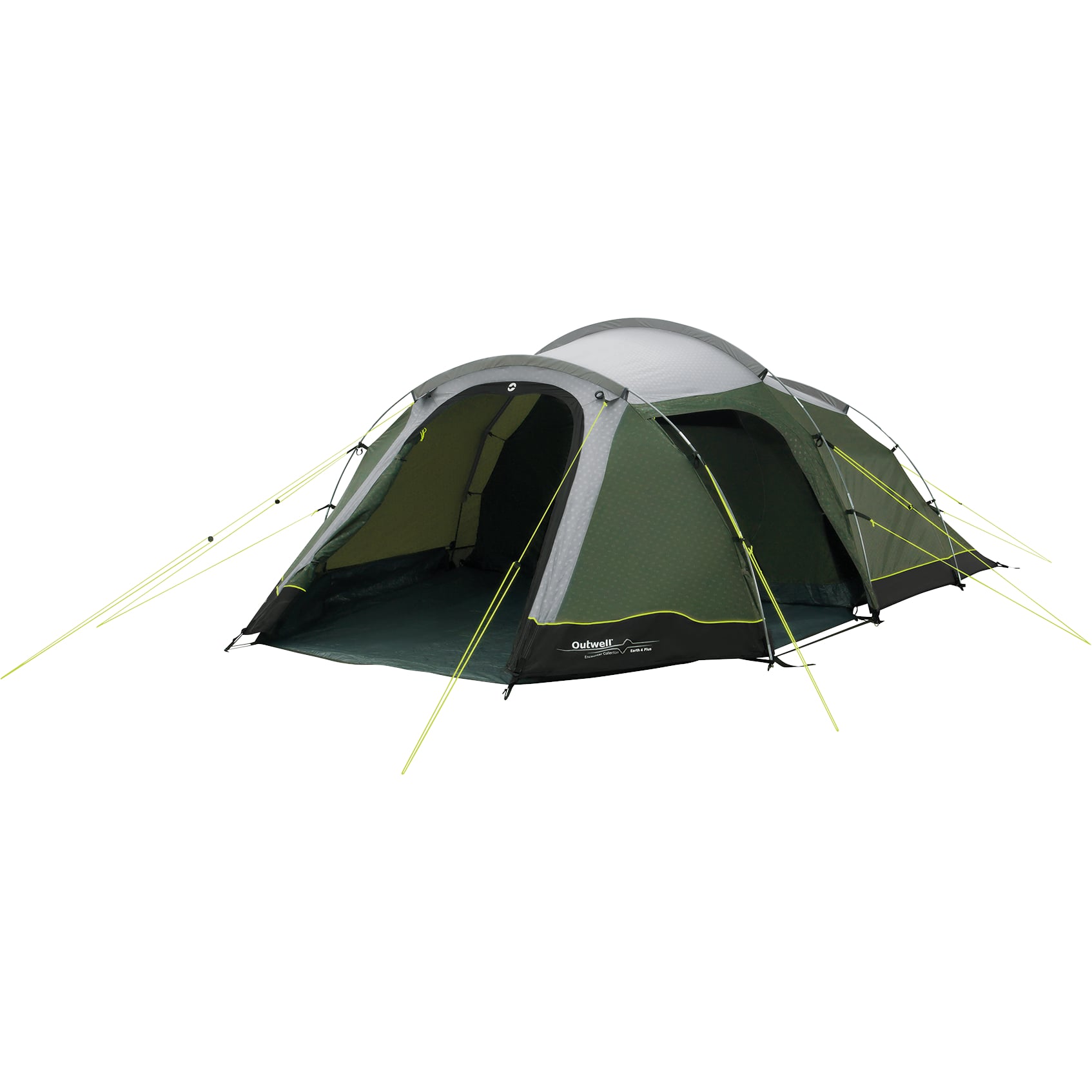 Outwell Earth 4 Plus | 4 Person Tent With 1 Bedroom