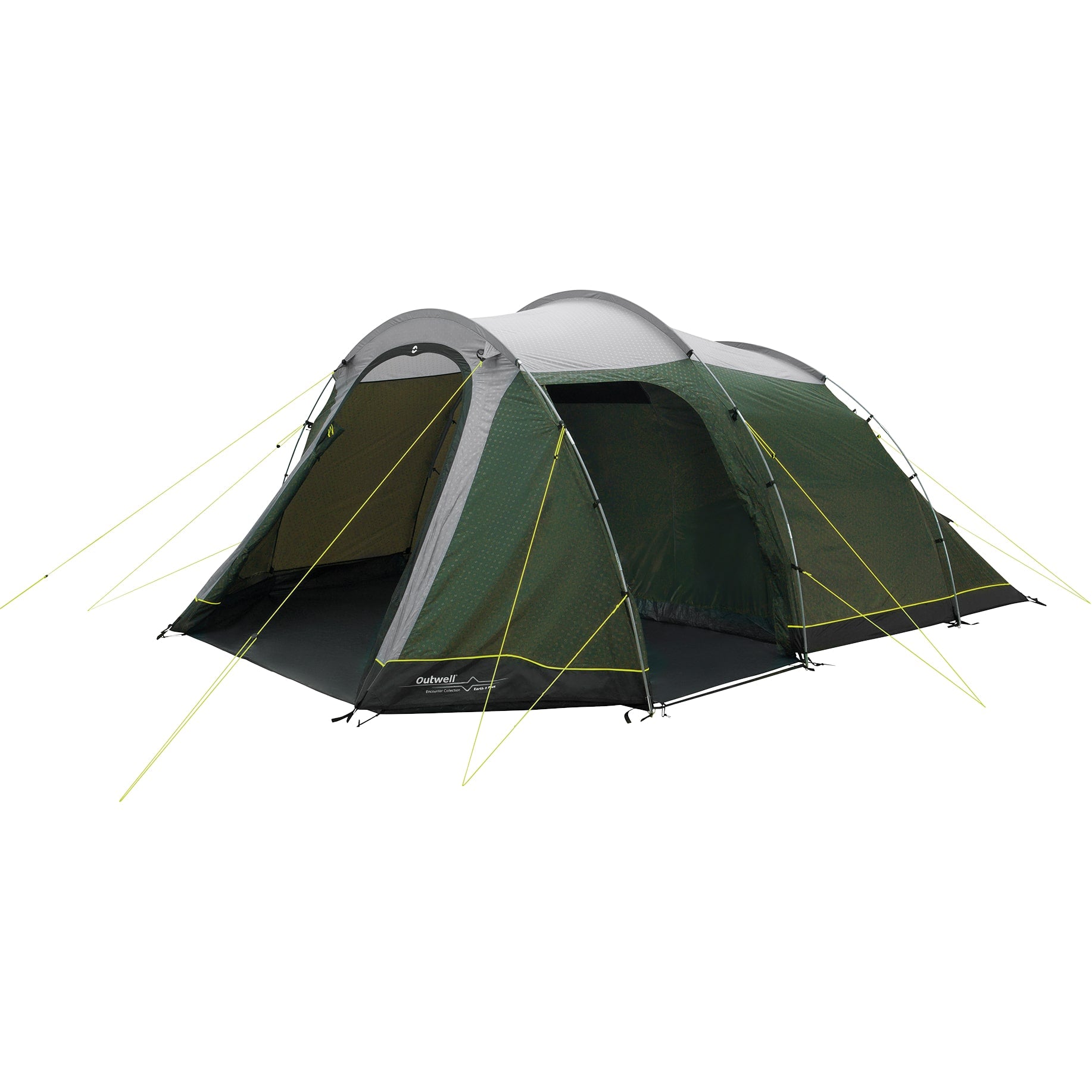 Outwell Earth 5 Plus | 5 Person Tent With 1 Bedroom