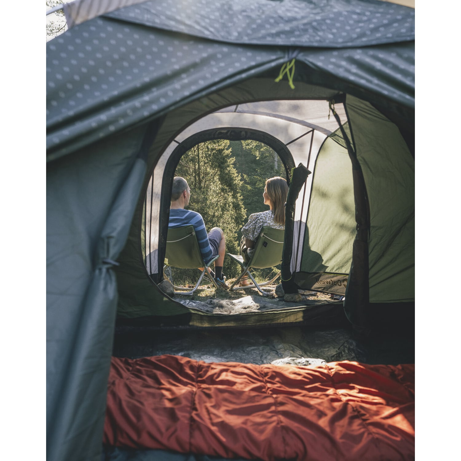 Outwell Earth 5 Plus | 5 Person Tent With 1 Bedroom