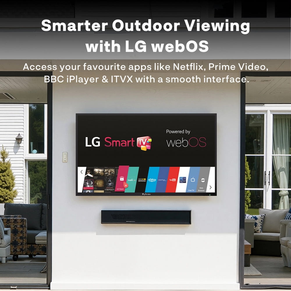 Sylvox Partial Sun Outdoor TV