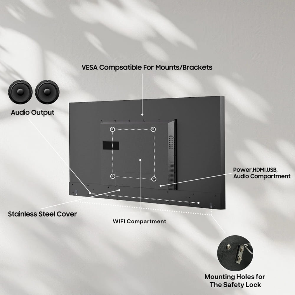 Sylvox Partial Sun Outdoor TV