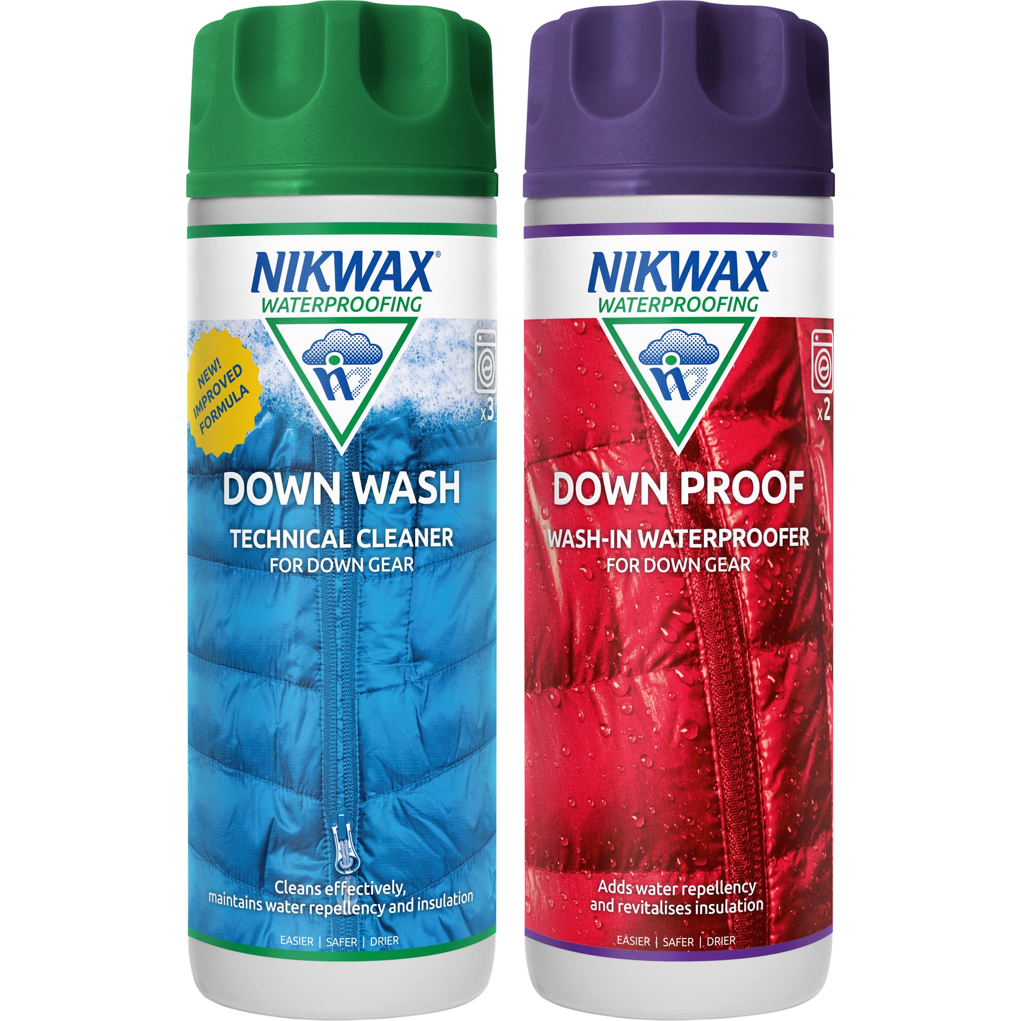 Nikwax Down Wash®/ Down Proof - For cleaning And Waterproofing Down Clothing And Gear