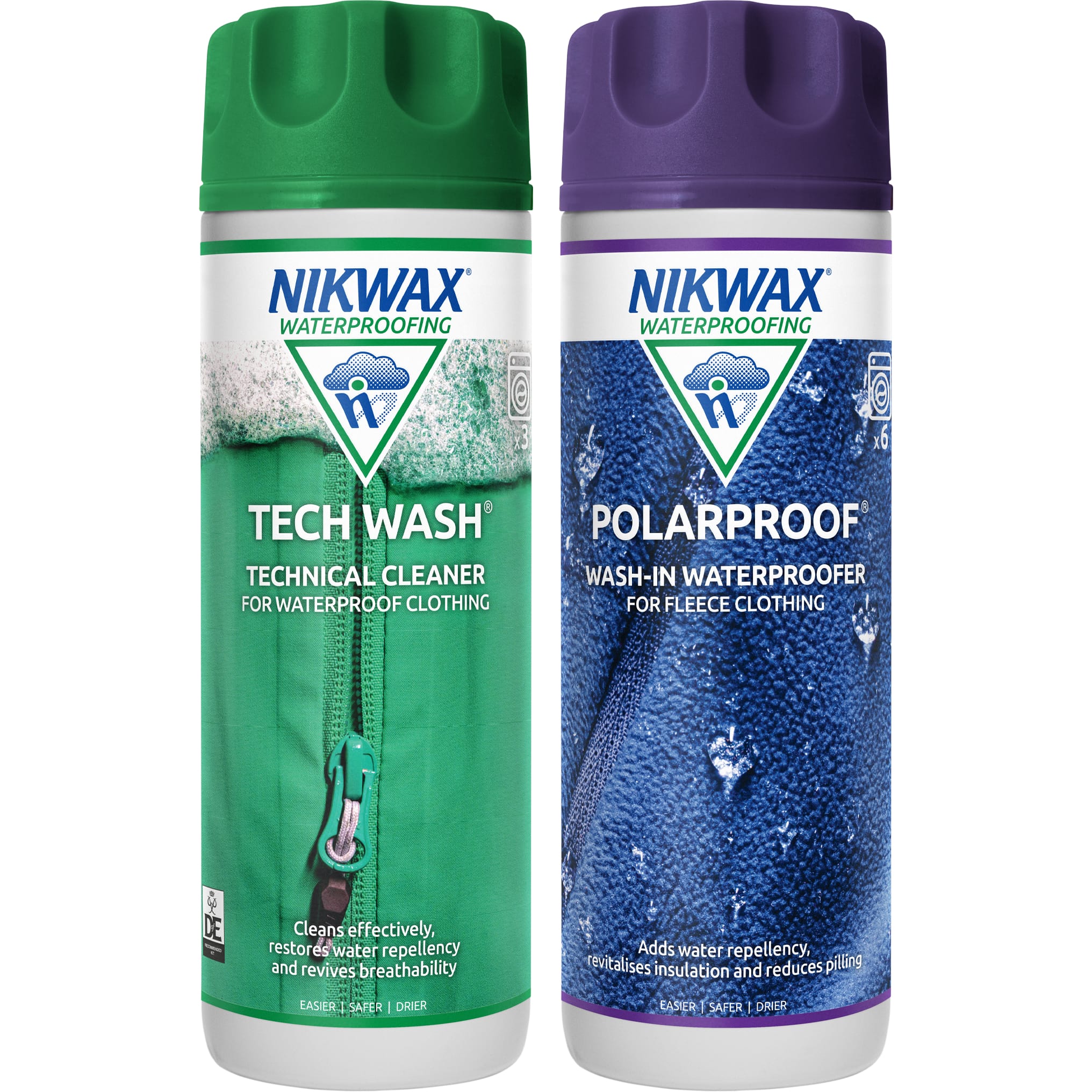 Nikwax Tech Wash® / PolarProof® - For Cleaning And Waterproofing Synthetic Insulation