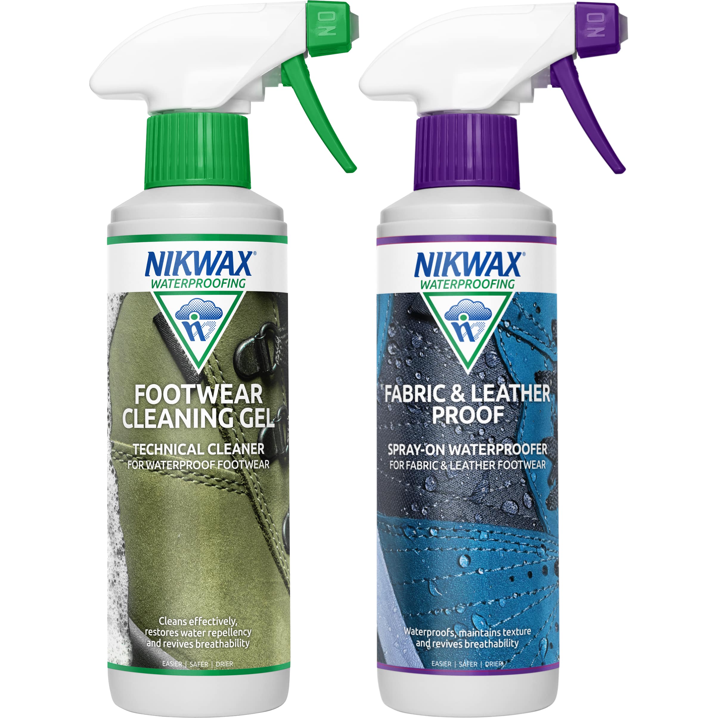 Nikwax Footwear Cleaning Gel / Fabric & Leather Proof - For Cleaning And Waterproofing Footwear
