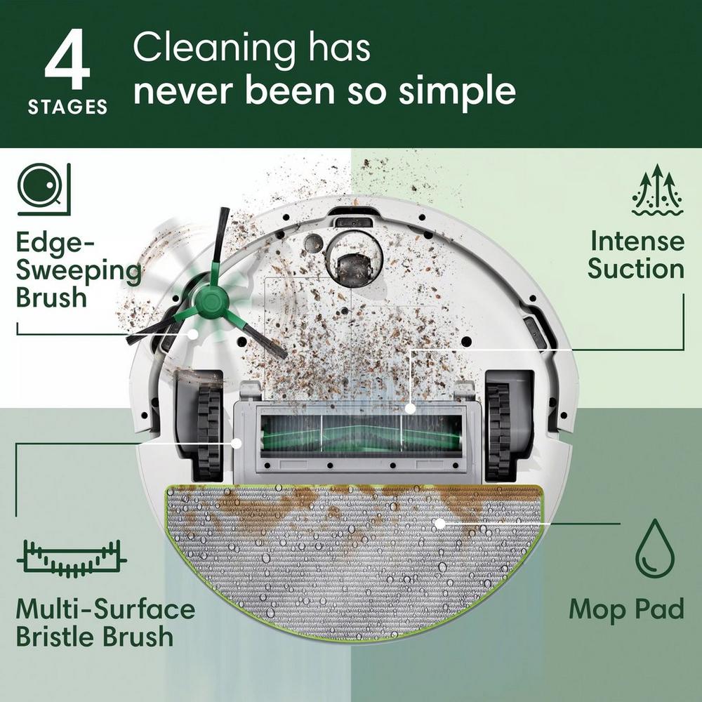 iRobot Roomba® 105 Combo Robot Vacuum Cleaner - White