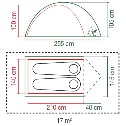 Coleman Darwin 2 Plus BlackOut Tent