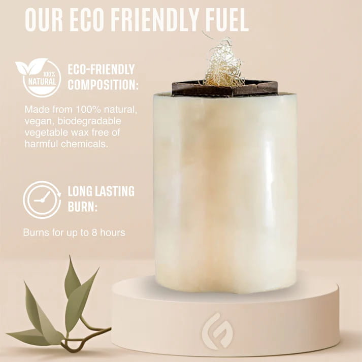 EcoFuego 4.5kg Natural Wax Refill