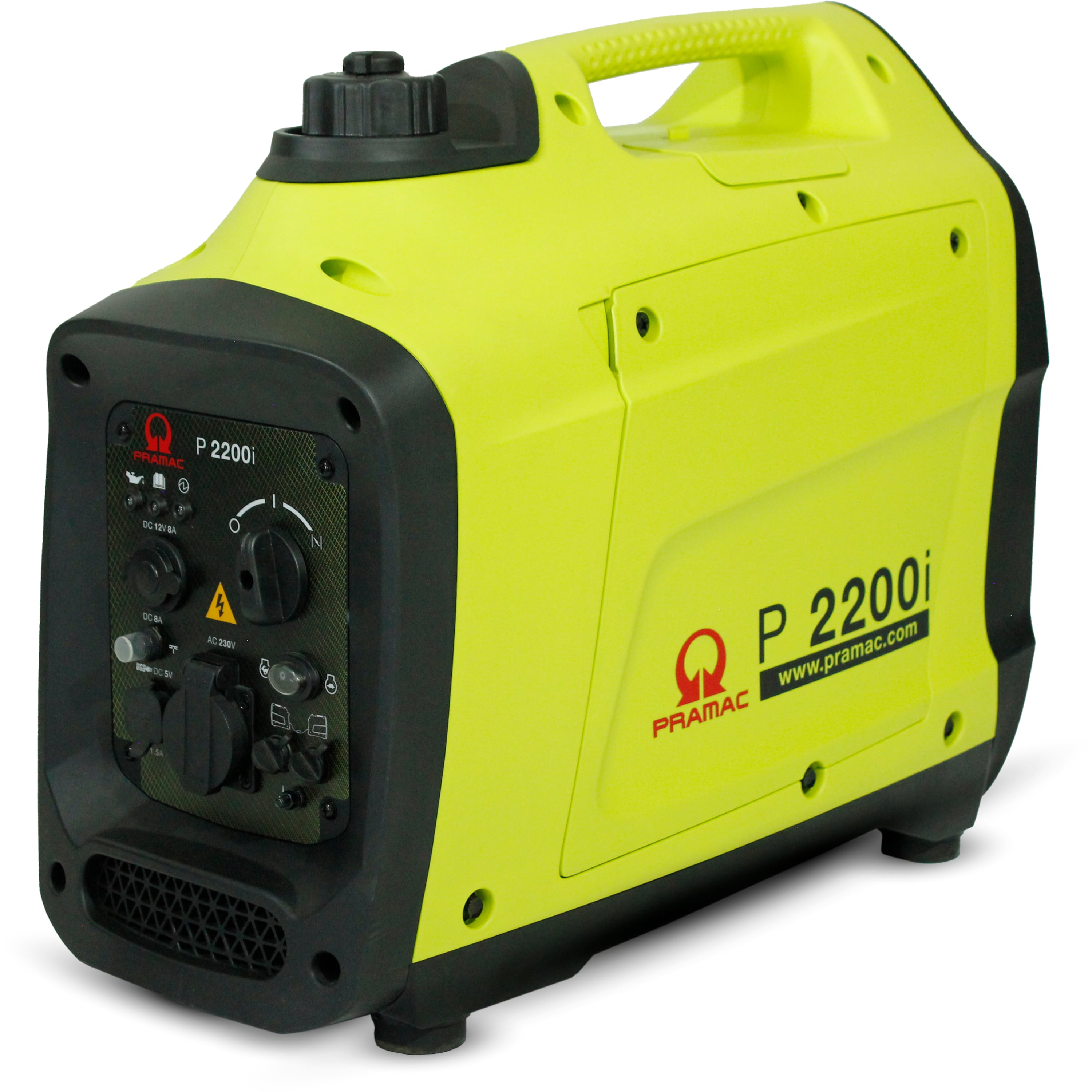 Pramac P2200i HUK Portable Inverter Generator Single Phase - Hand Start/Petrol