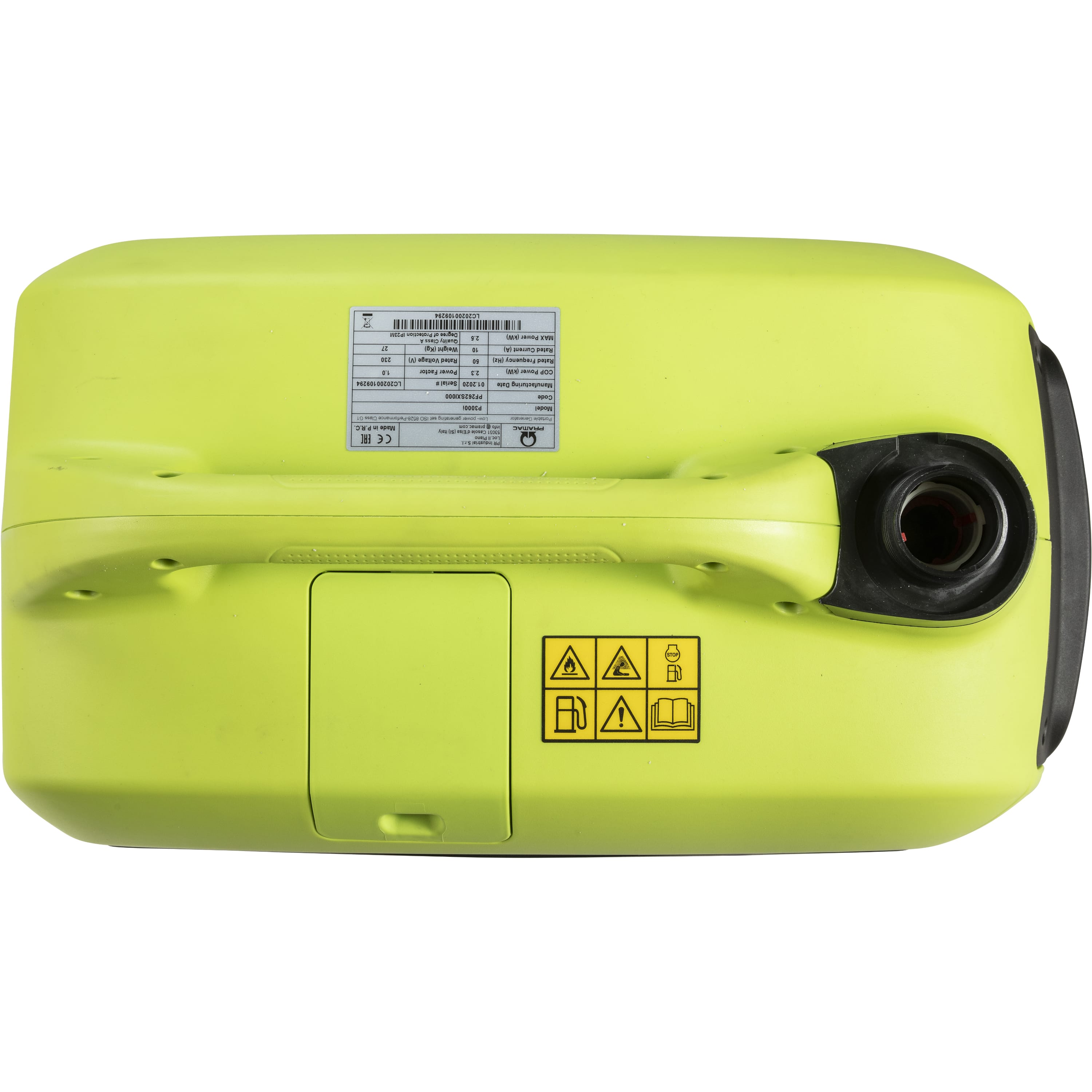 Pramac P3000i HUK Portable Inverter Generator Single Phase - Hand Start/Petrol