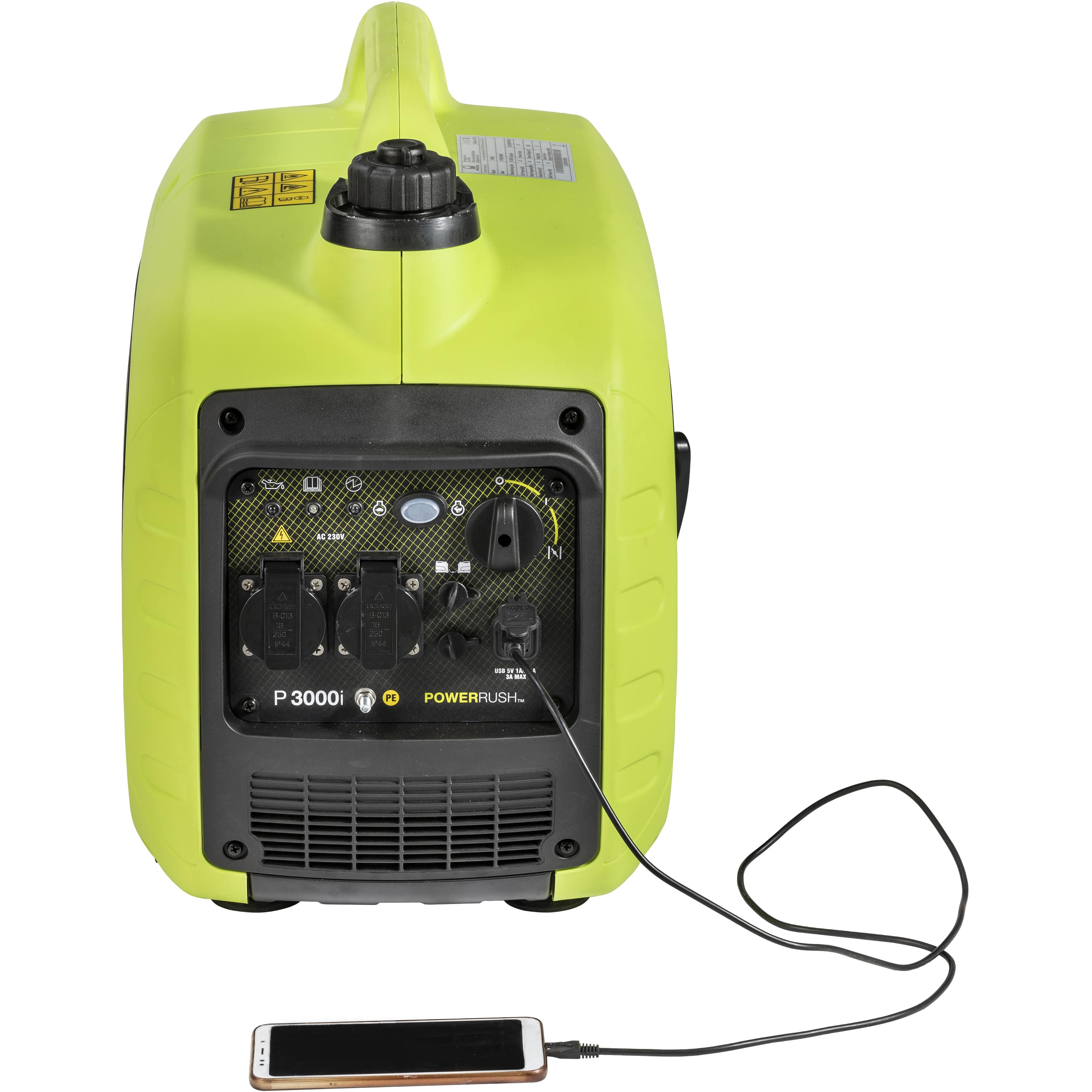 Pramac P3000i HUK Portable Inverter Generator Single Phase - Hand Start/Petrol