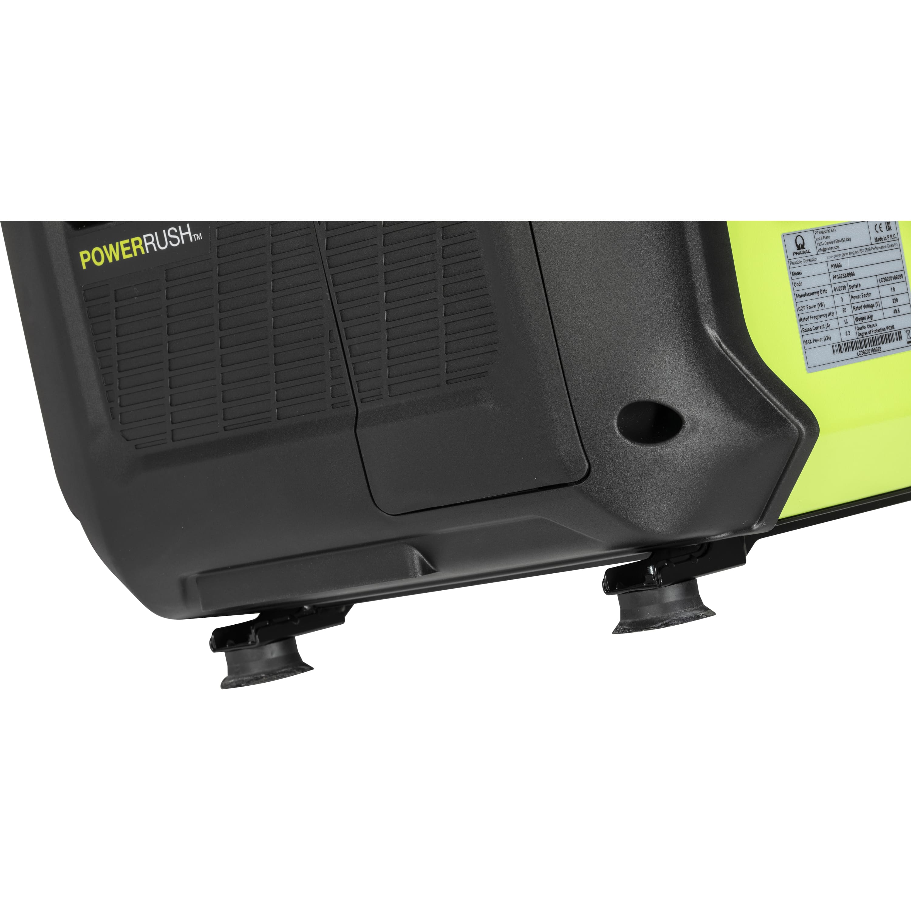 Pramac P3500i HUK Portable Inverter Generator Single Phase - Hand Start/Petrol