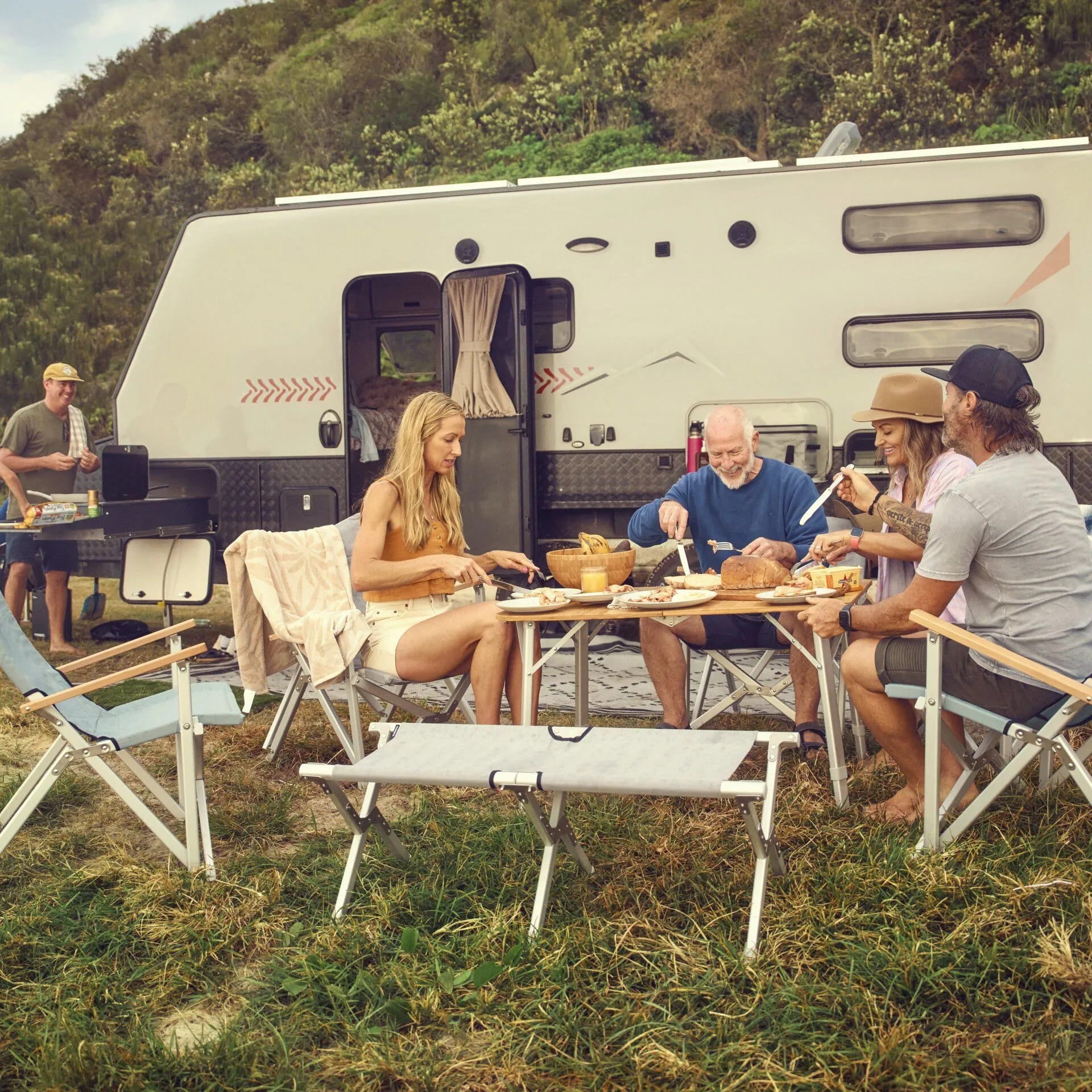 Dometic GO Compact Camp Bench - Seats 2