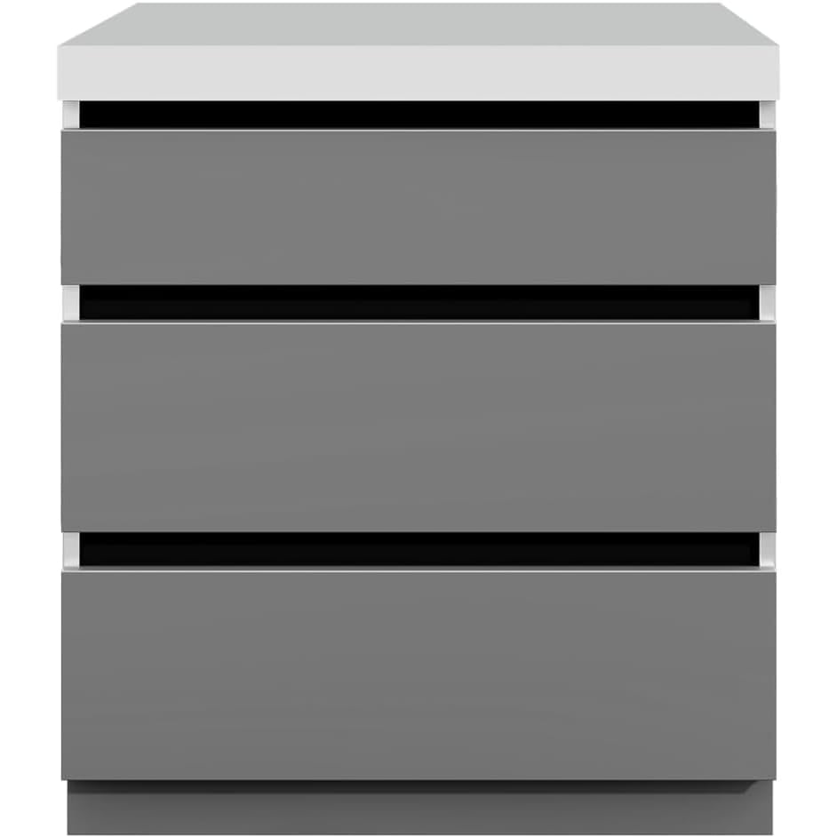 Whistler Grills Fairford 1 Modular Outdoor Kitchen, 5 Burner BBQ with Rotisserie, Sink, Storage and Double Door Fridge - Grey