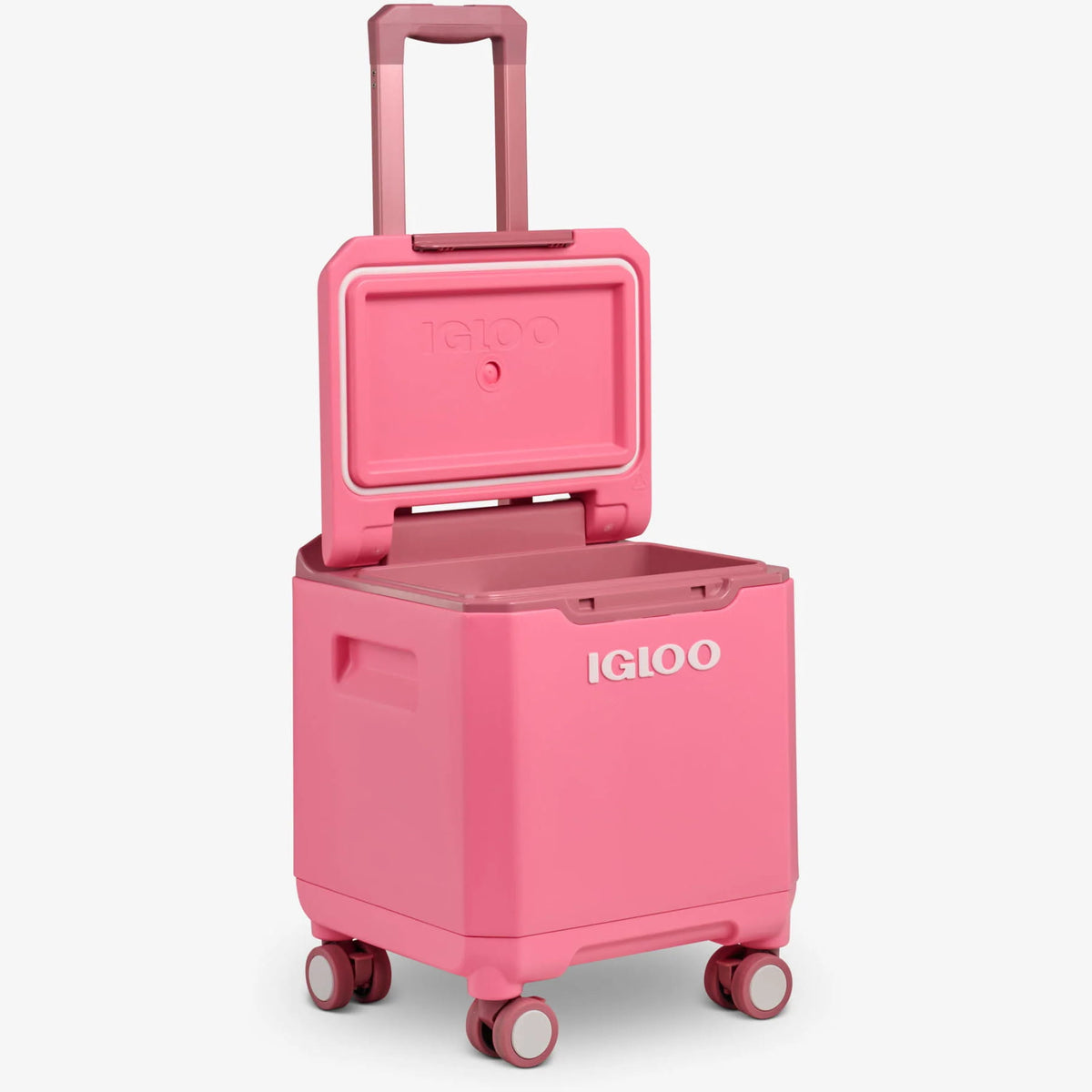 Igloo Tag Along Too Spinner Cooler 20Qt - Thrift Pink