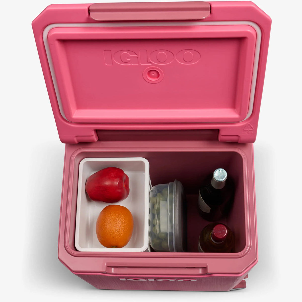 Igloo Tag Along Too Spinner Cooler 20Qt - Thrift Pink