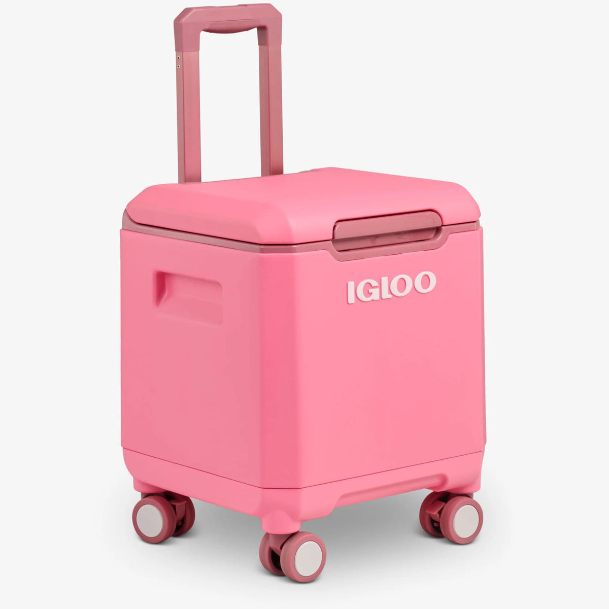 Igloo Tag Along Too Spinner Cooler 20Qt - Thrift Pink