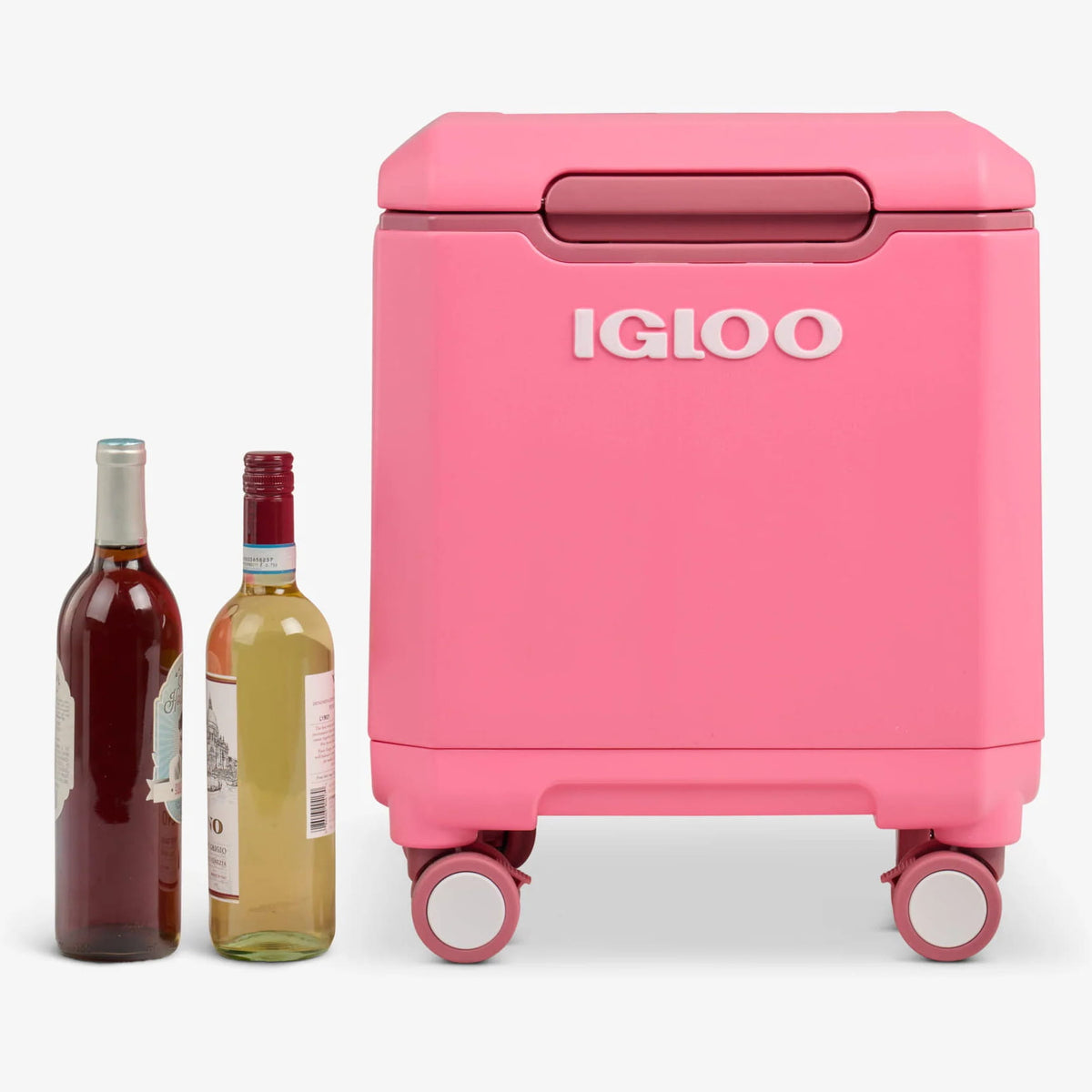 Igloo Tag Along Too Spinner Cooler 20Qt - Thrift Pink
