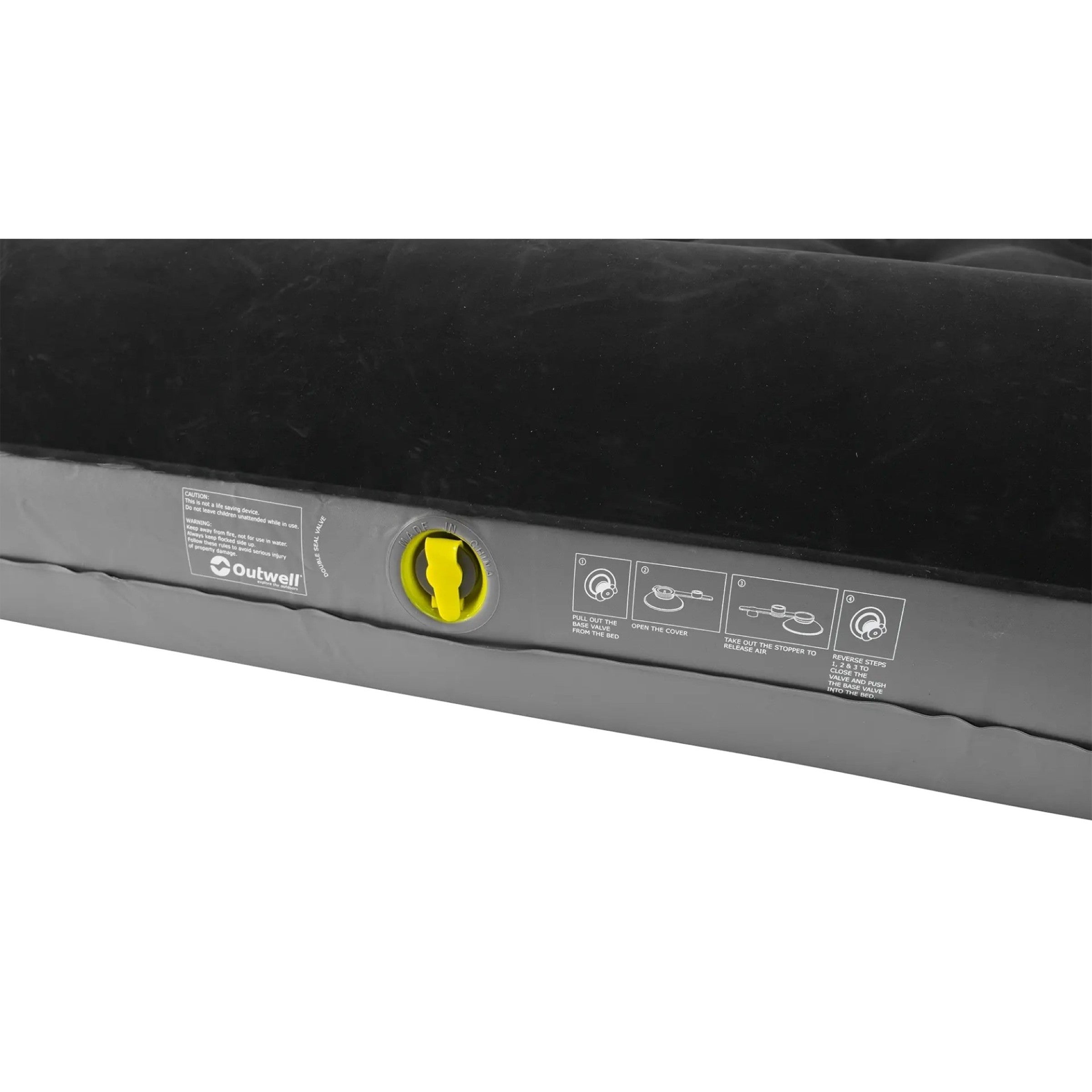 Outwell Classic Double Airbed With Pillow And Pump