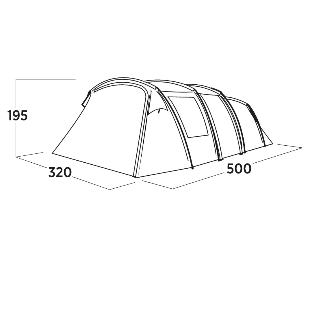 Easy Camp Hamra 5 Person Family Tent