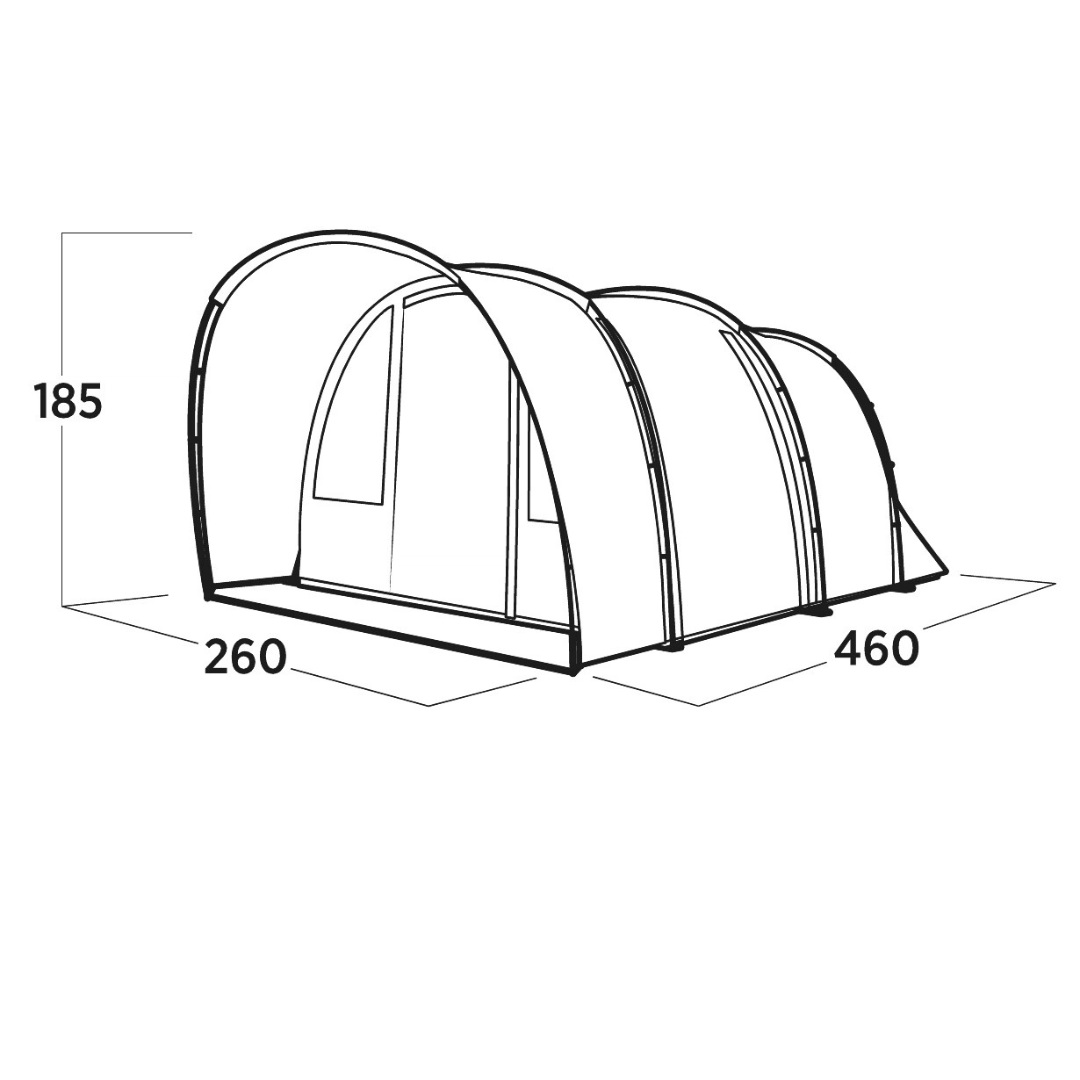 Easy Camp Skarvan 4 Person Family Tent