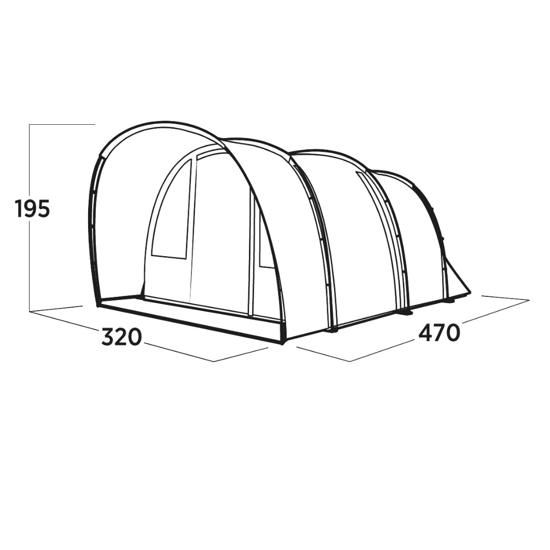 Easy Camp Skarvan 5 Person Family Tent