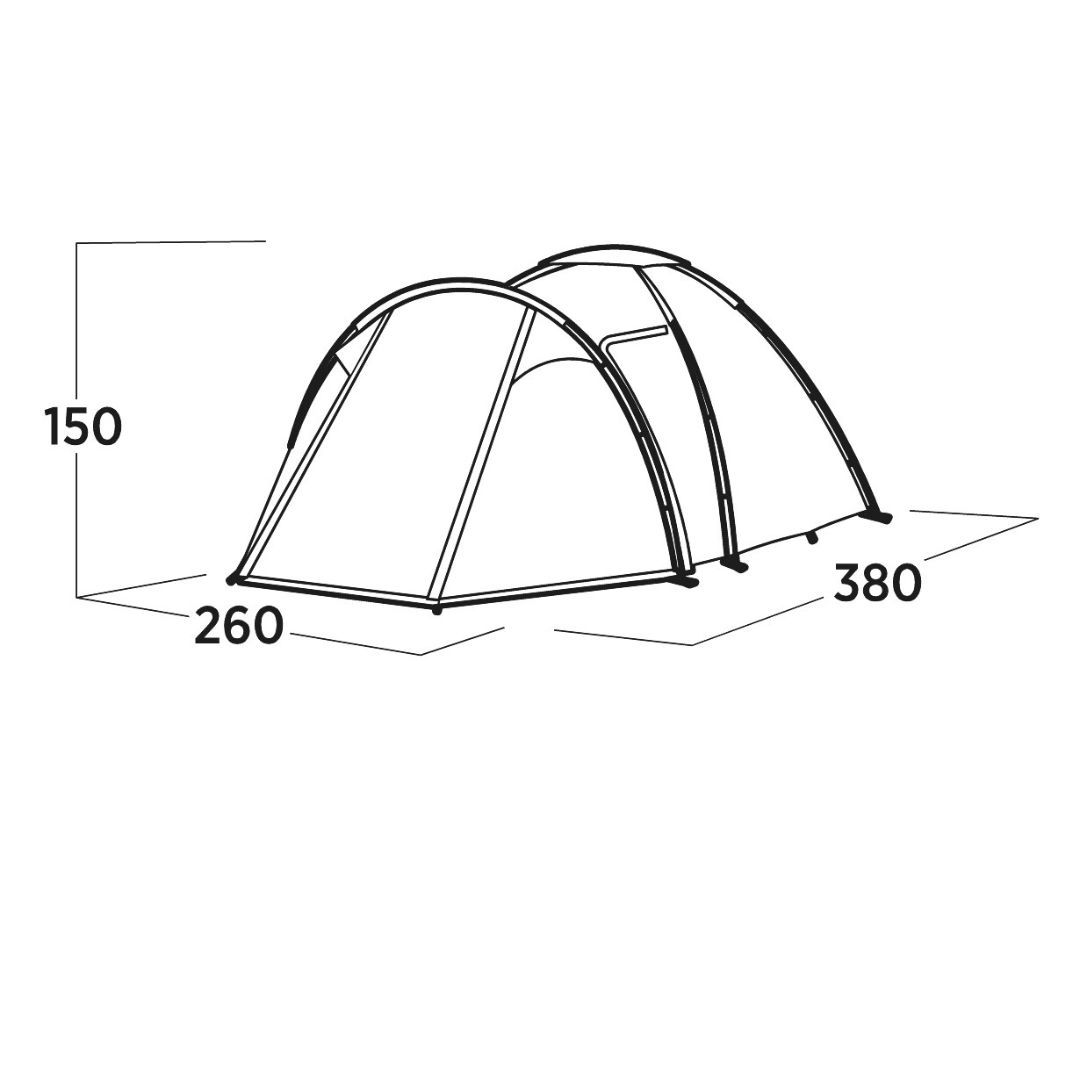Easy Camp Lomsdal 4 Person Tent