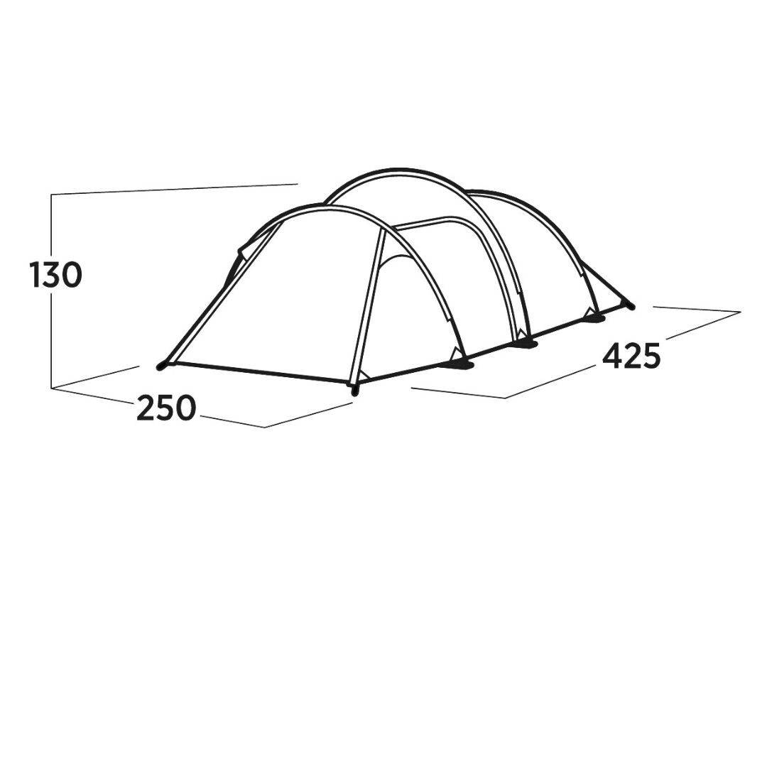 Easy Camp Tent Hemsedal 4 Person Tunnel Tent