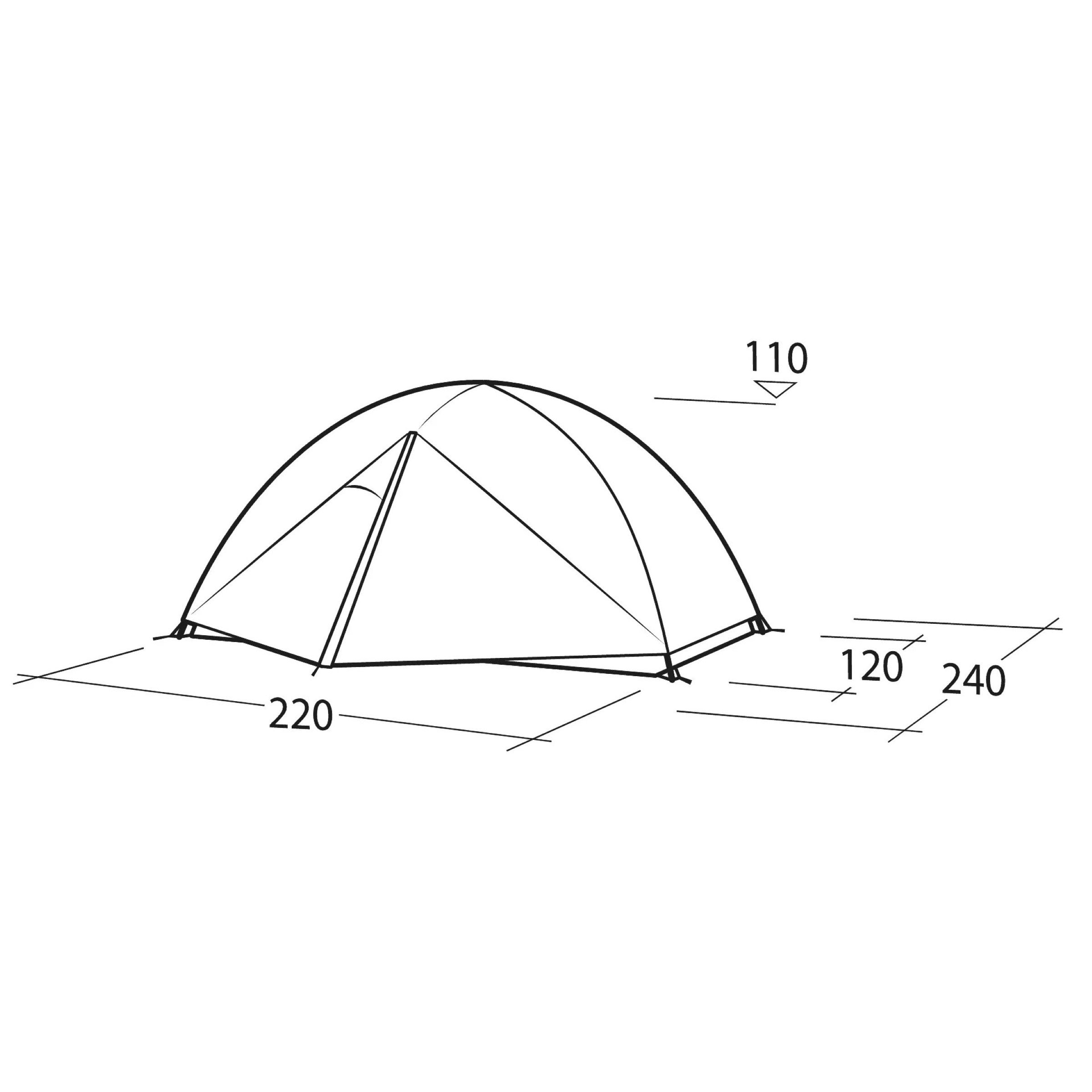 Robens Aster 2 Pro 2 Person Dome Tent