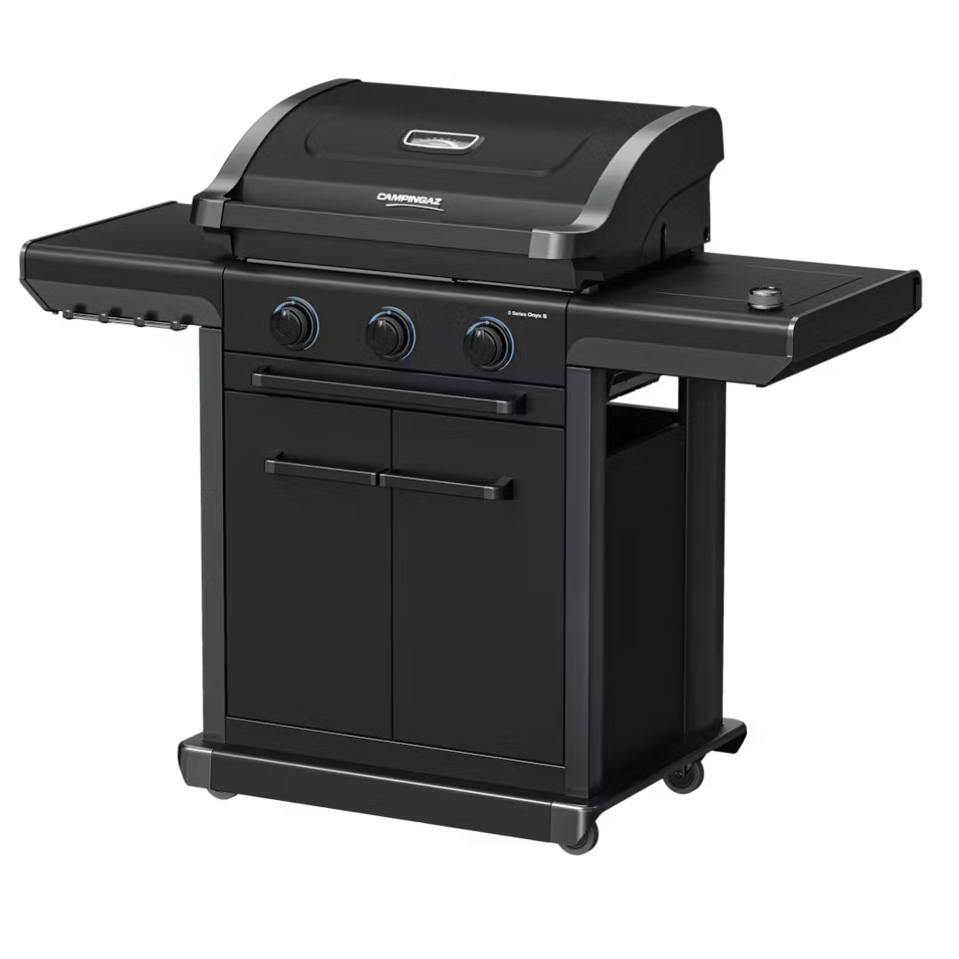 Campingaz 3 Series Onyx S Gas BBQ - 3 Burner + Side Burner Gas Barbecue