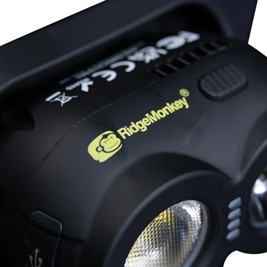 RidgeMonkey VRH150X Pro USB Rechargeable Headtorch (RM929)