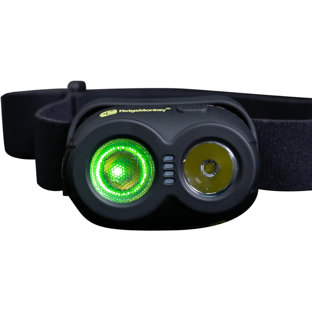 RidgeMonkey VRH150X Pro USB Rechargeable Headtorch (RM929)