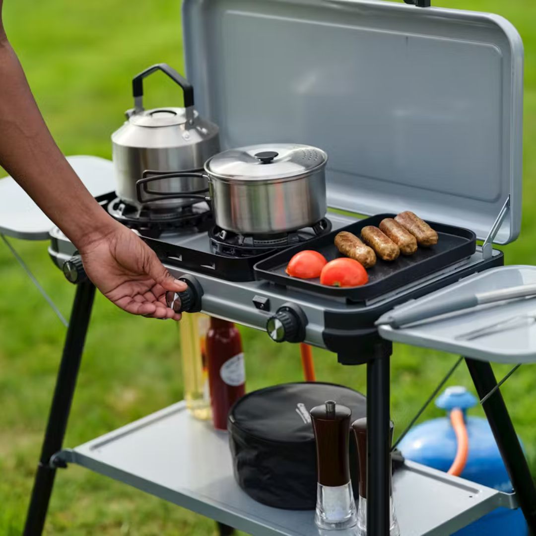 Camping Kitchen 2 Multi-Cook Plus Gas Stove