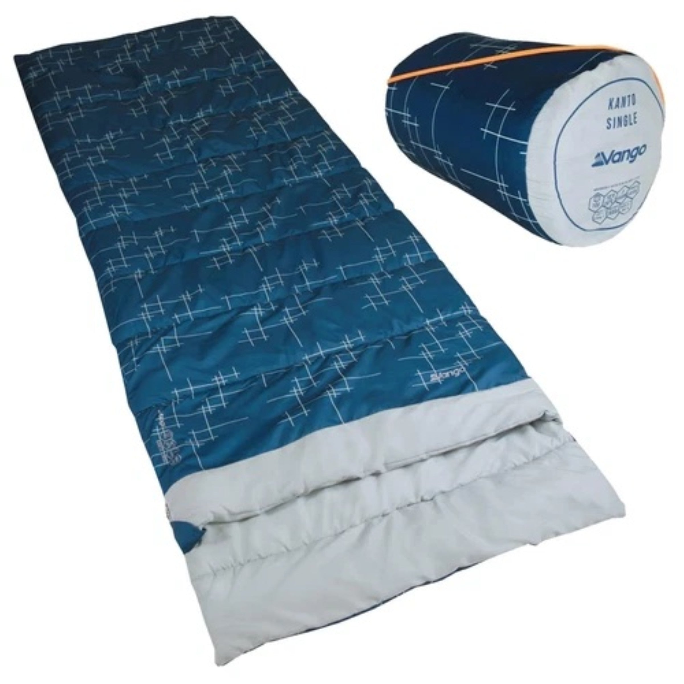 Vango Kanto Square Sleeping Bag With Hood Large