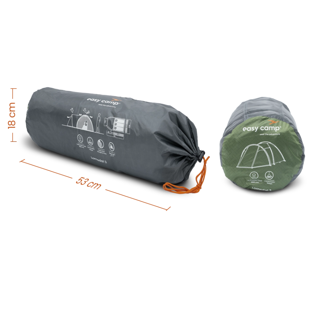 Easy Camp Lomsdal 3 Person Tent
