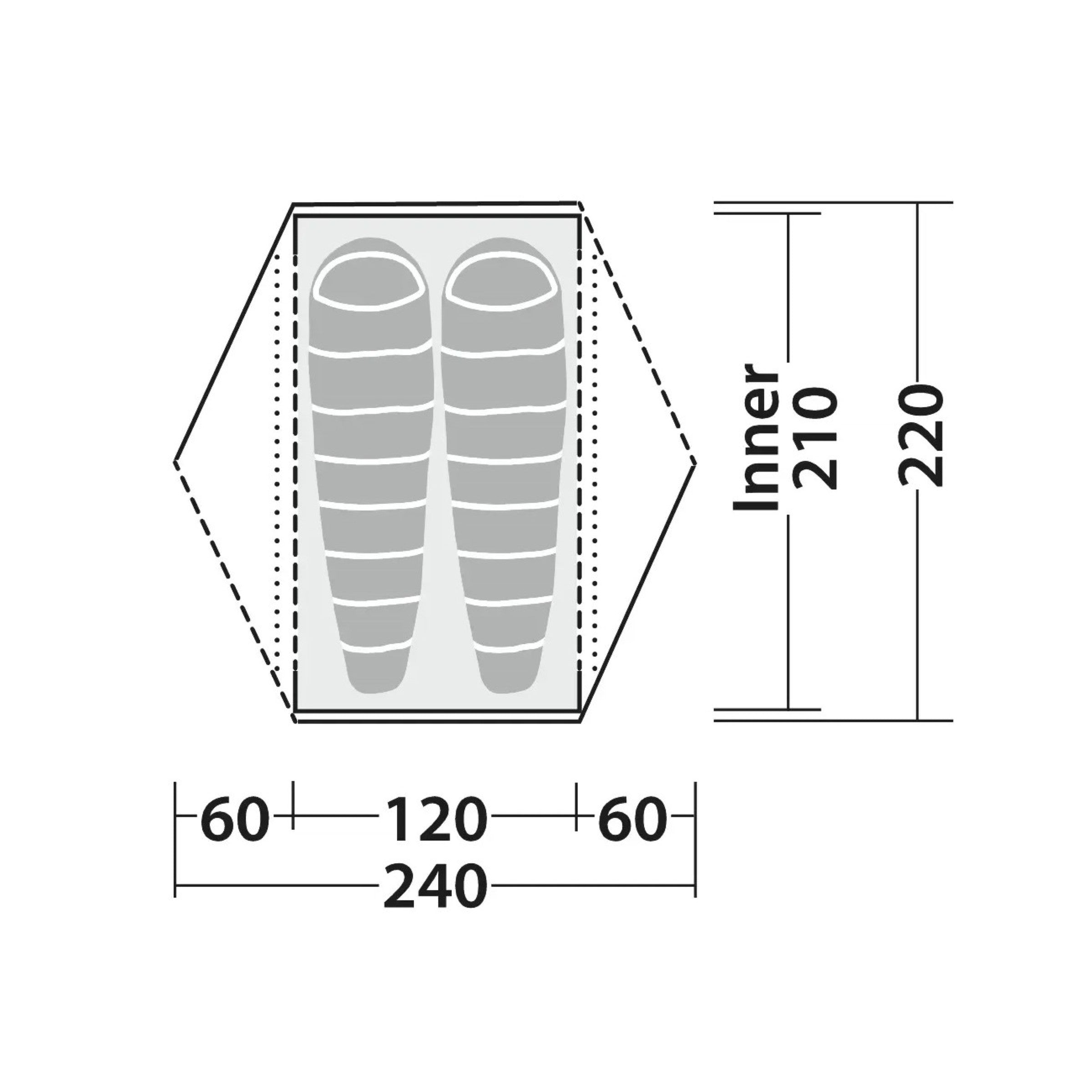 Robens Aster 2 Pro 2 Person Dome Tent