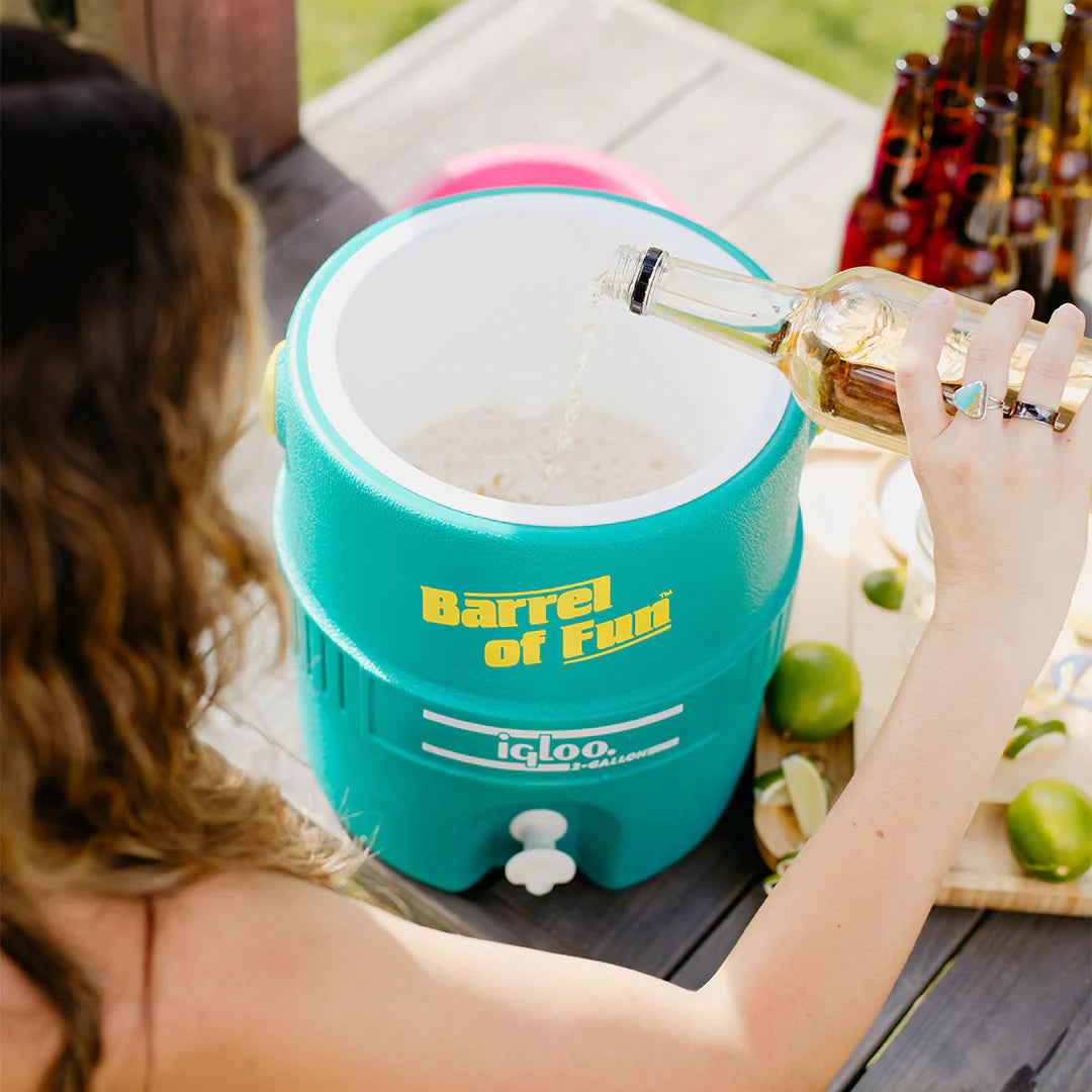 Igloo Retro Barrel of Fun 2 Gallon Jug
