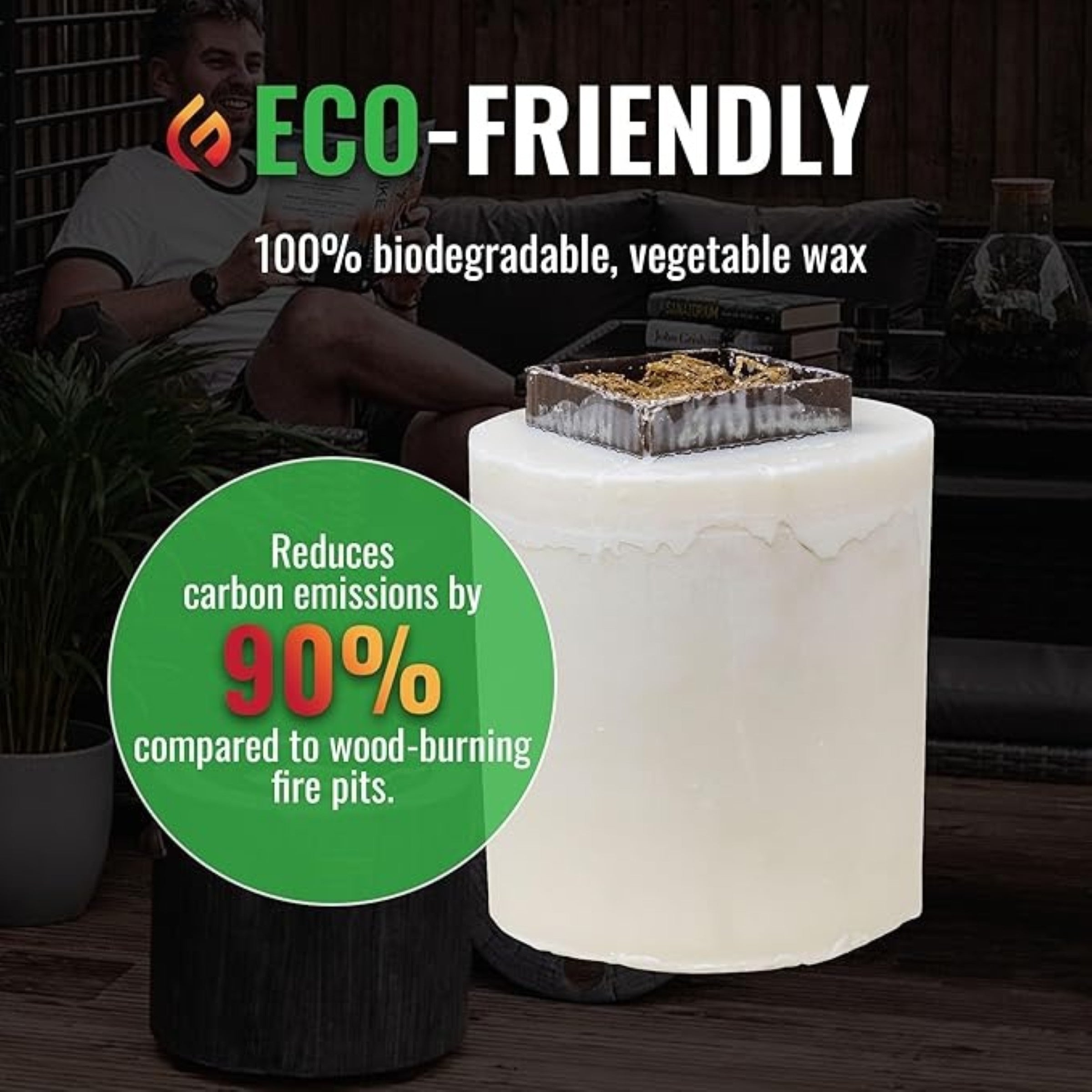 EcoFuego El Fuego Wax Fire Pit