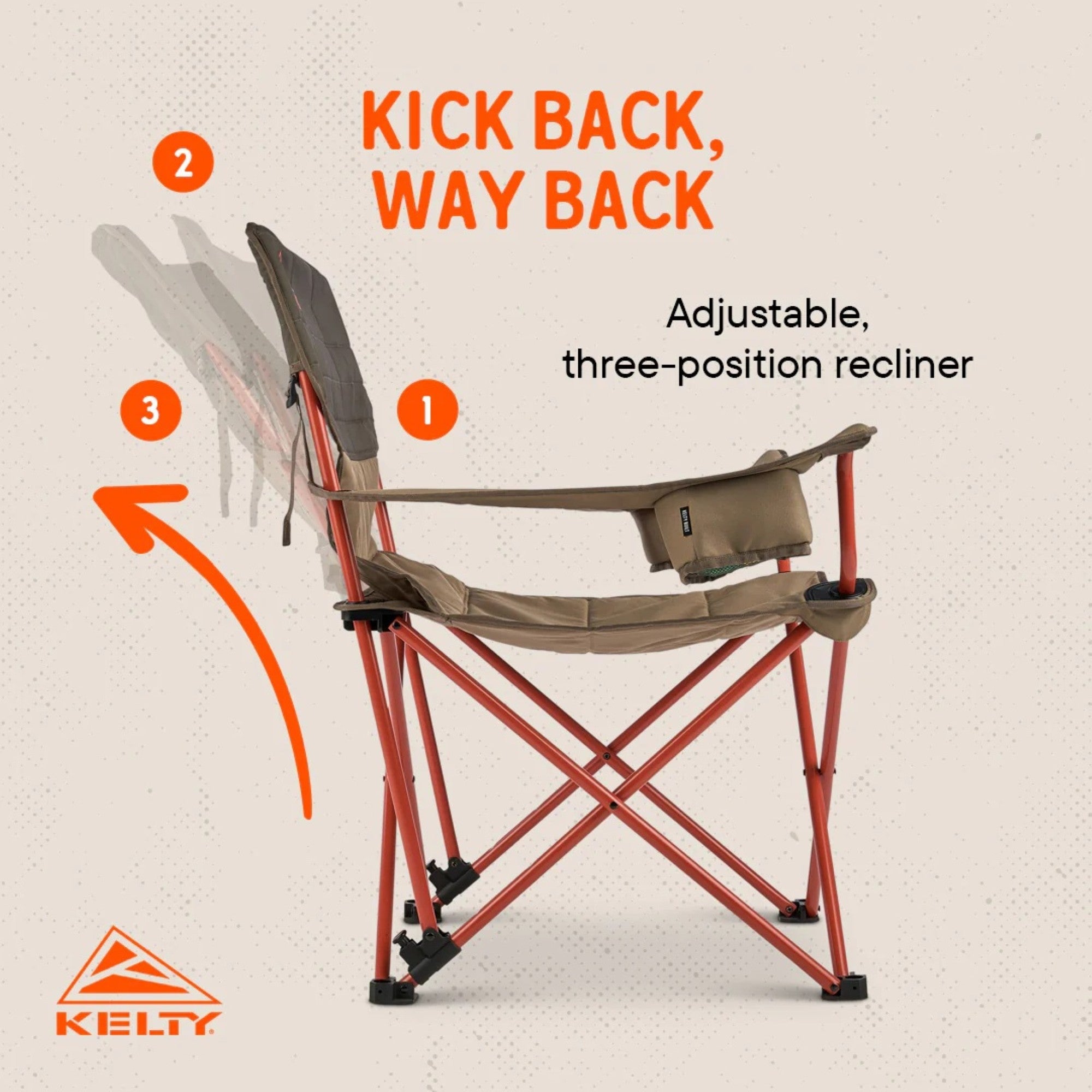Kelty Deluxe Lounge Folding Camping Chair