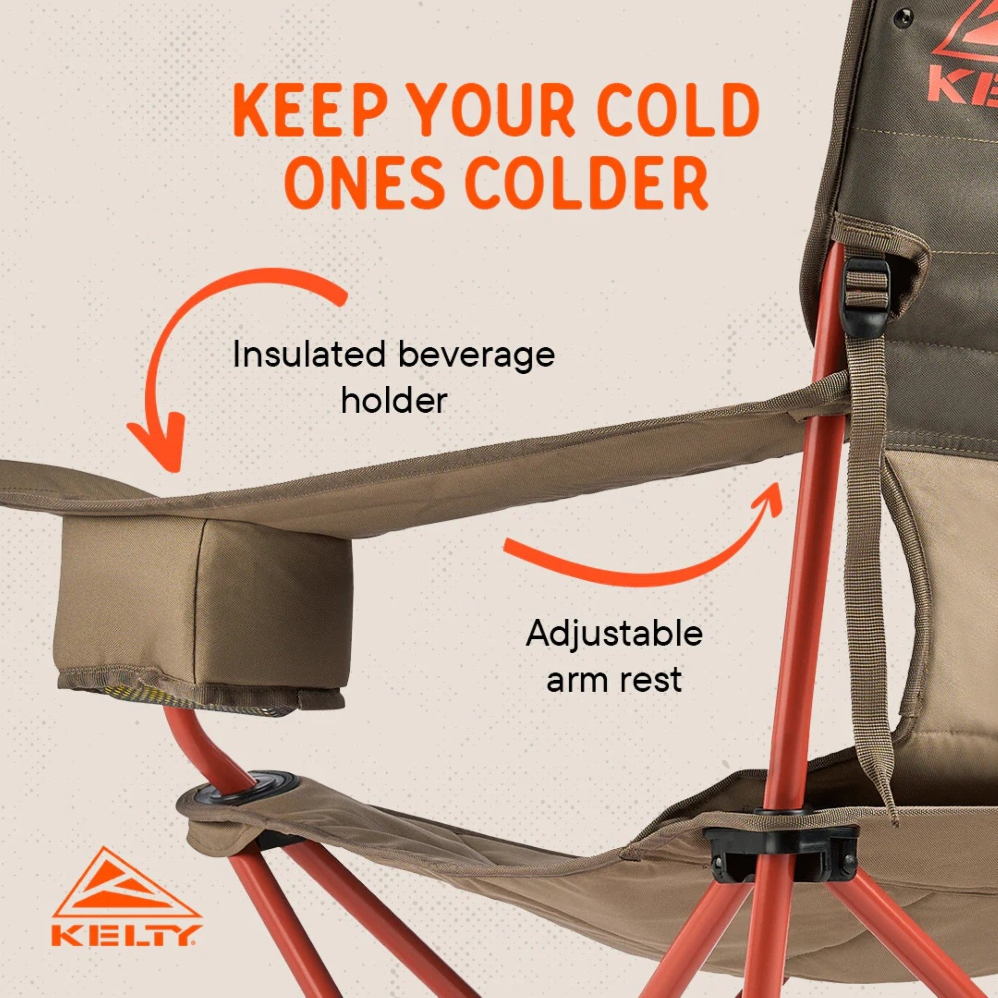 Kelty Deluxe Lounge Folding Camping Chair