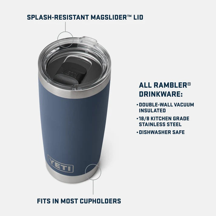 YETI Rambler Tumbler 20oz (591ml)